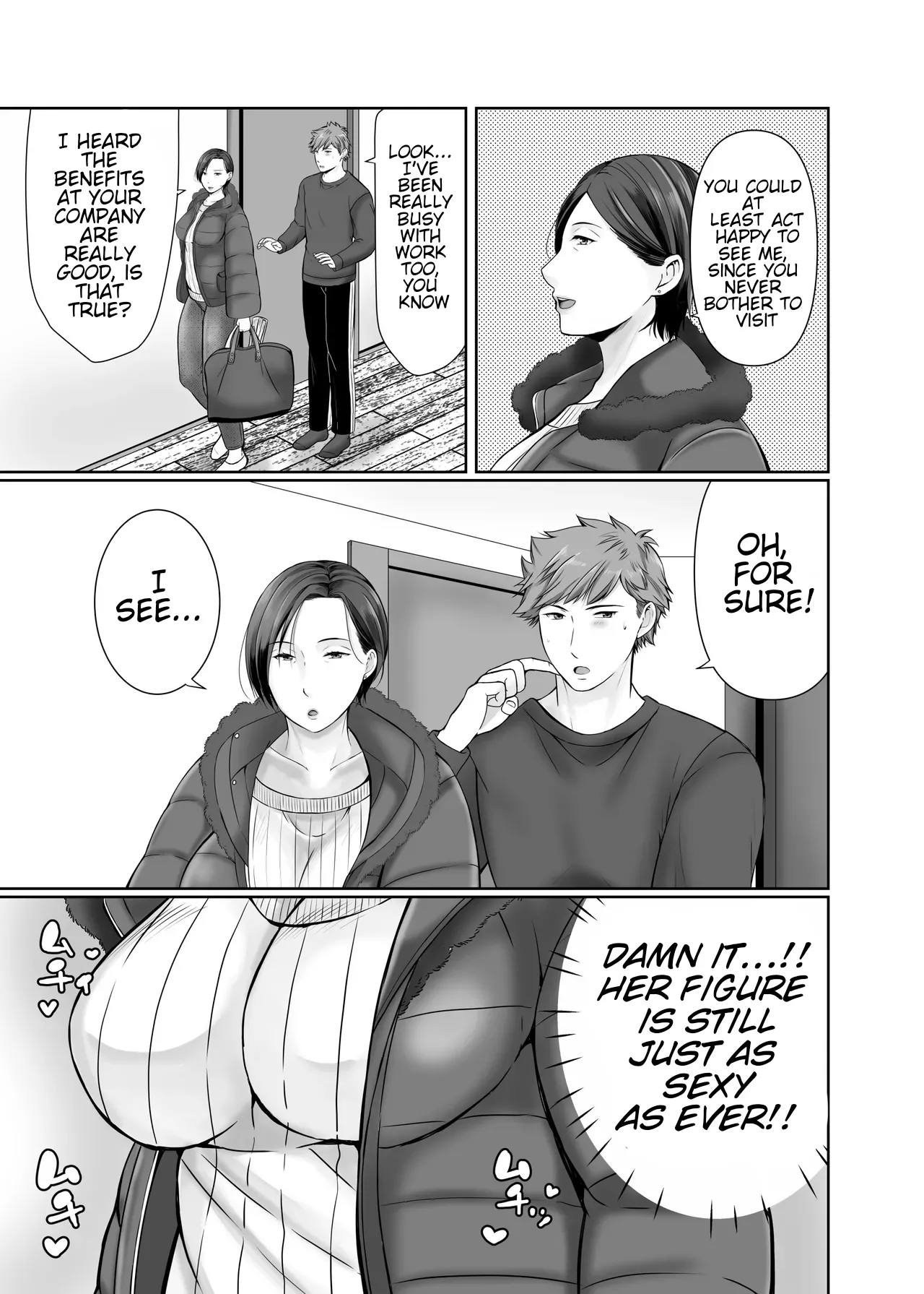 Hitorigurashi no Musuko ni Semararete... | My son, who lives on his own, talked me into it... page 3 full