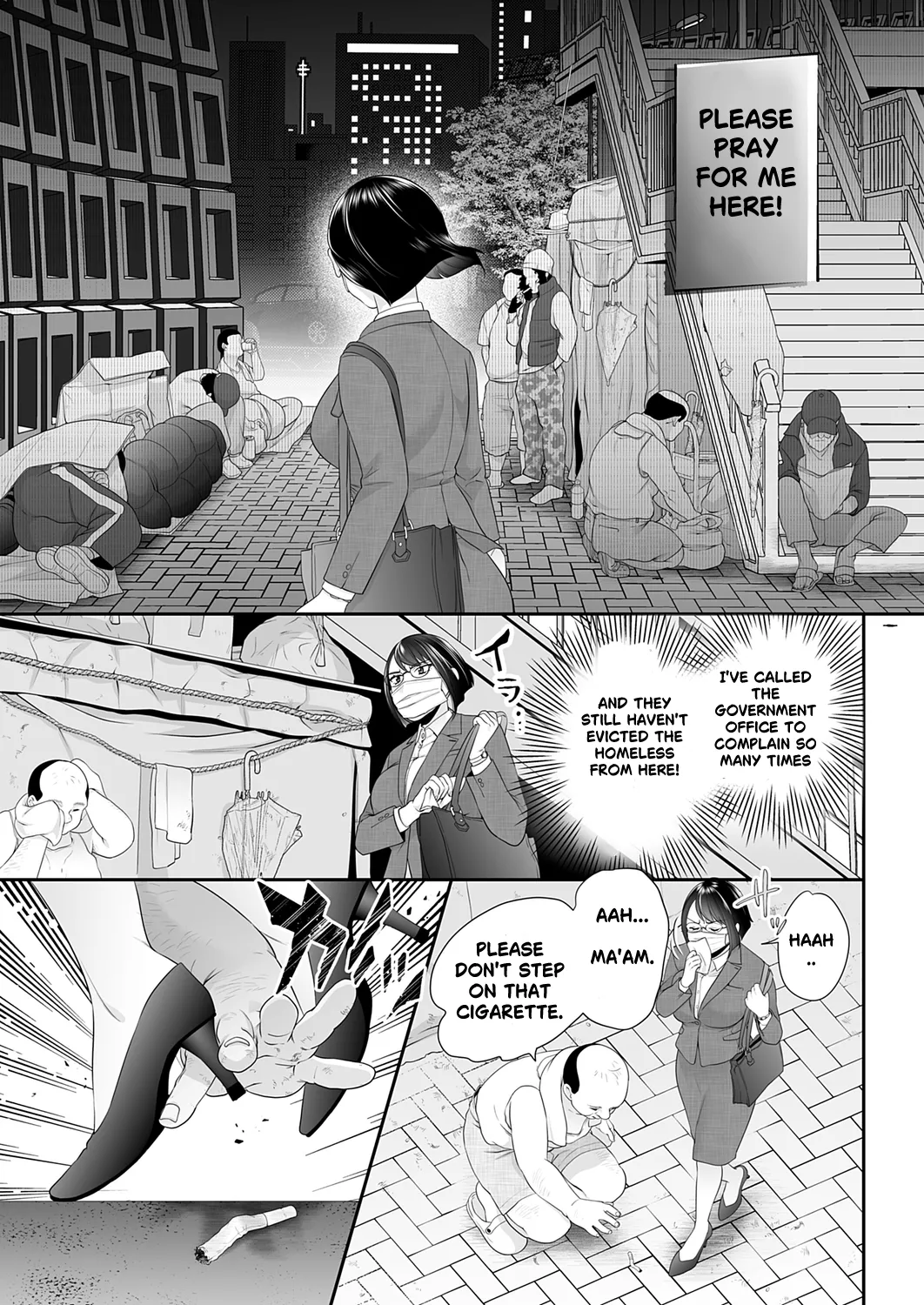 Where I Belong? ~ Sullying a Hygenic, Masked Office Lady ~  | Watashi no arika 〜 keppeki masuku OL wa yogosa reru ~ page 3 full