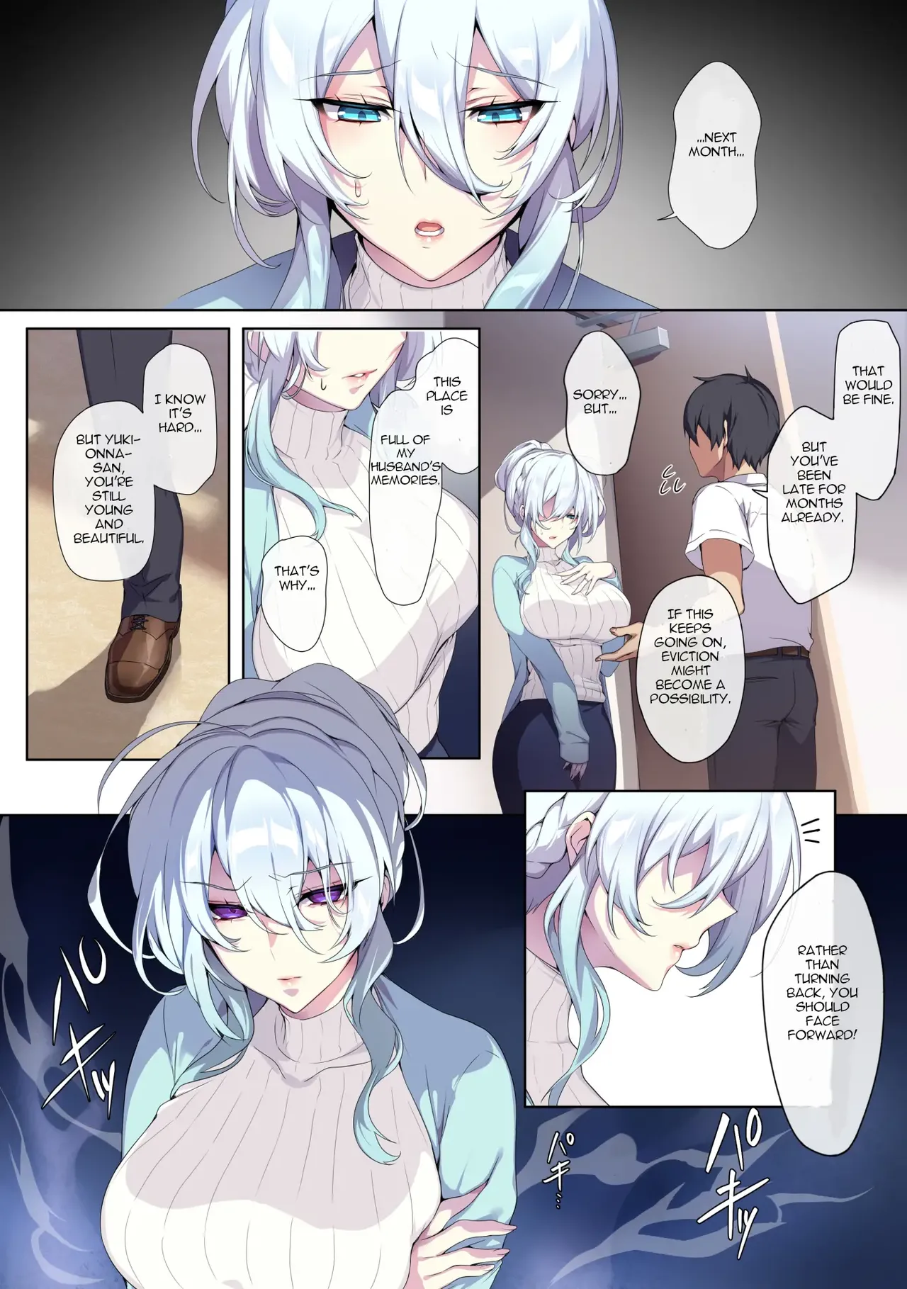The Socially Awkward Yukionna widow and the Cursed Ring page 8 full
