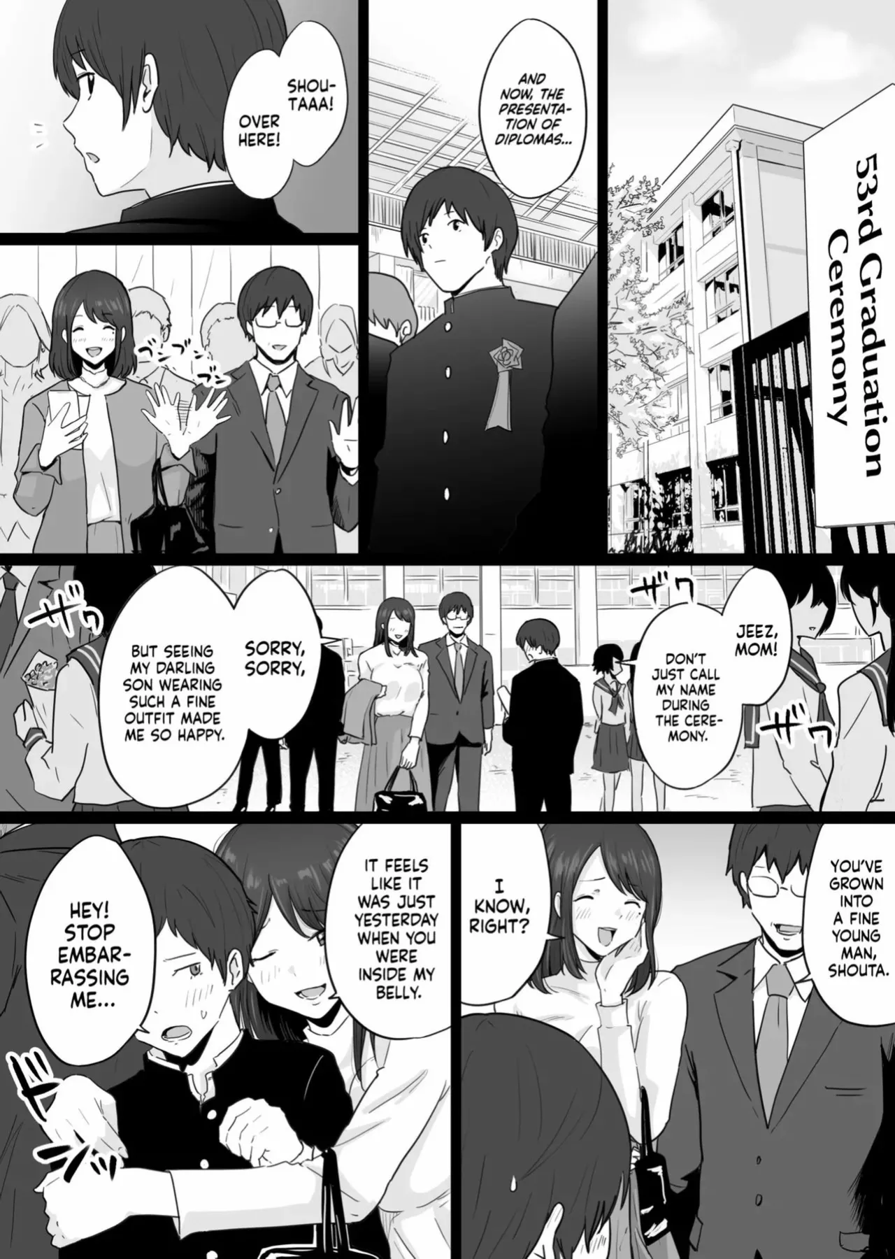 Houkai Kazoku -Hahaoya ga Yakuza to no Sex ni Hamatta Hanashi- | Broken Family - A Story About a Mother Who Became Addicted to Sex With a Yakuza page 3 full