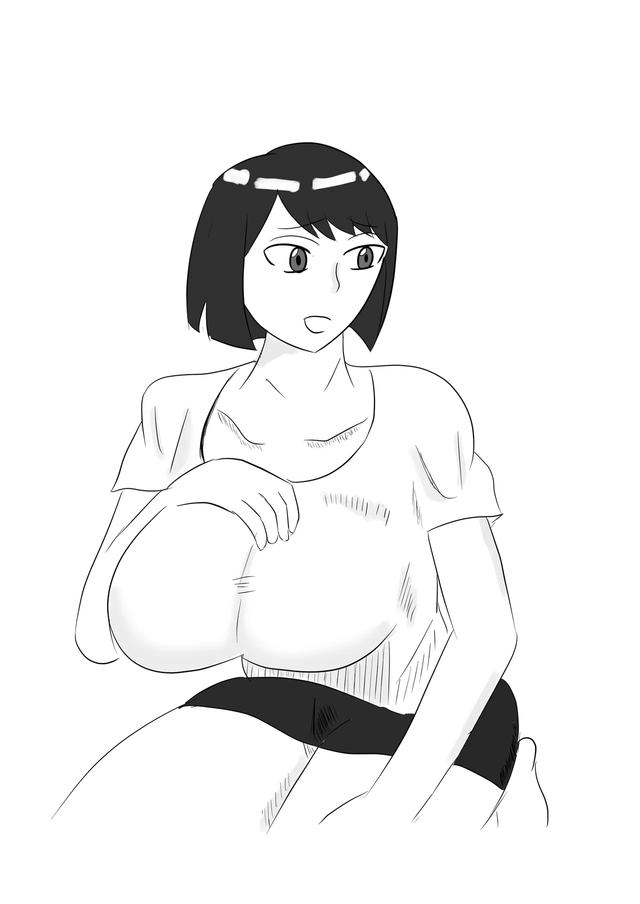 息子のモノが大きすぎて彼女ができない⁉ ママを抱きないさい‼ page 2 full