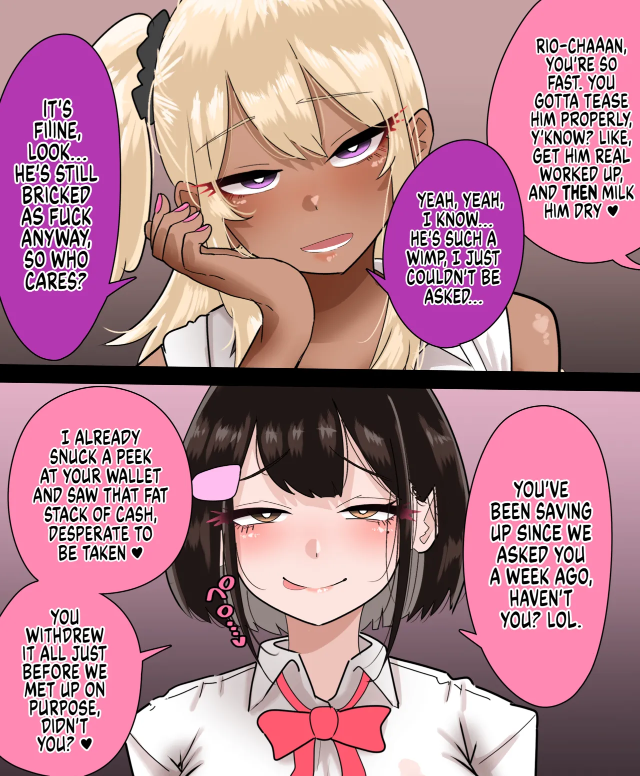 Rio & Yuka have their eyes on his summer bonus! page 8 full