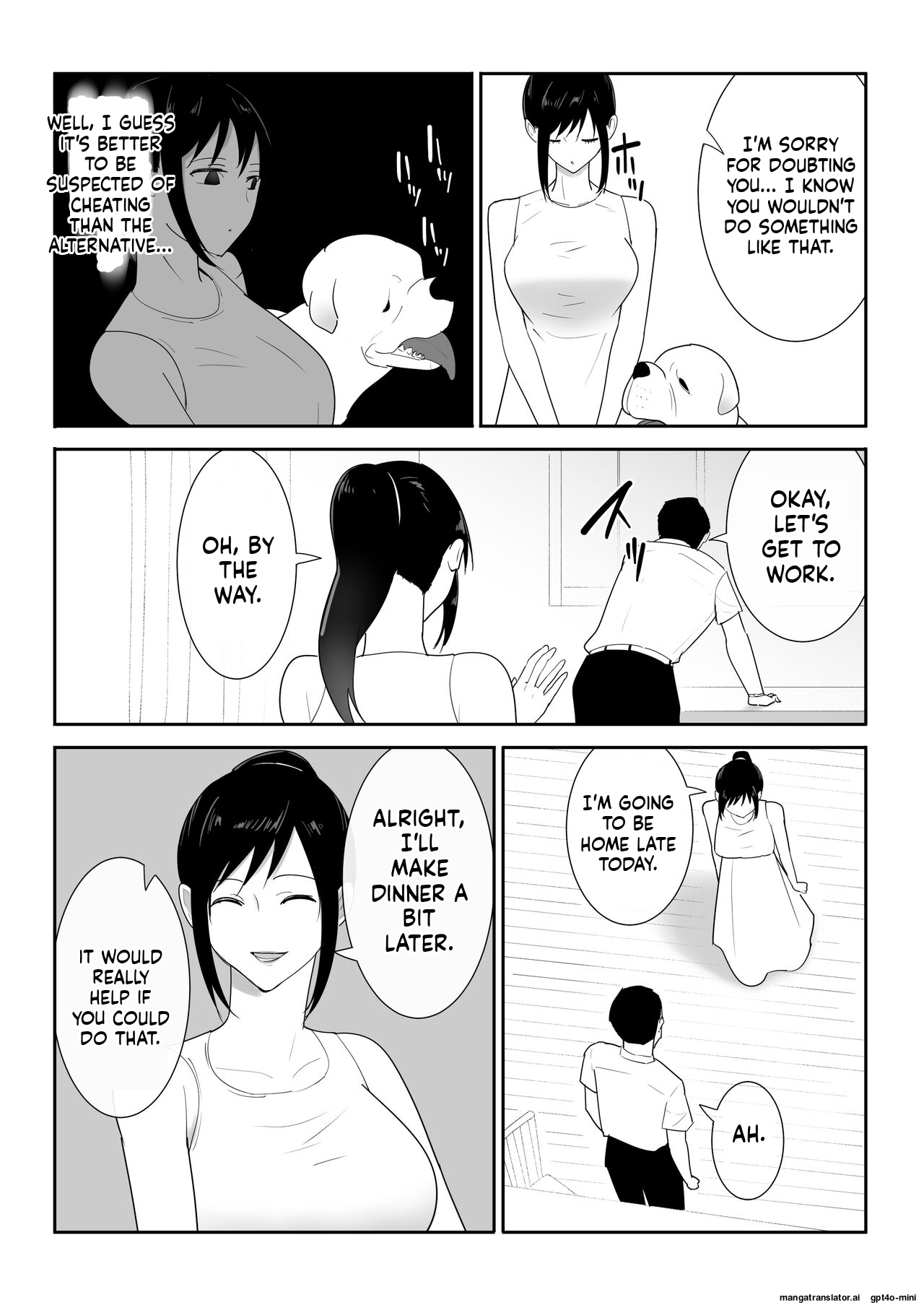 Wagaya ni Inu ga Yattekita  | A dog came to our house 4 page 9 full
