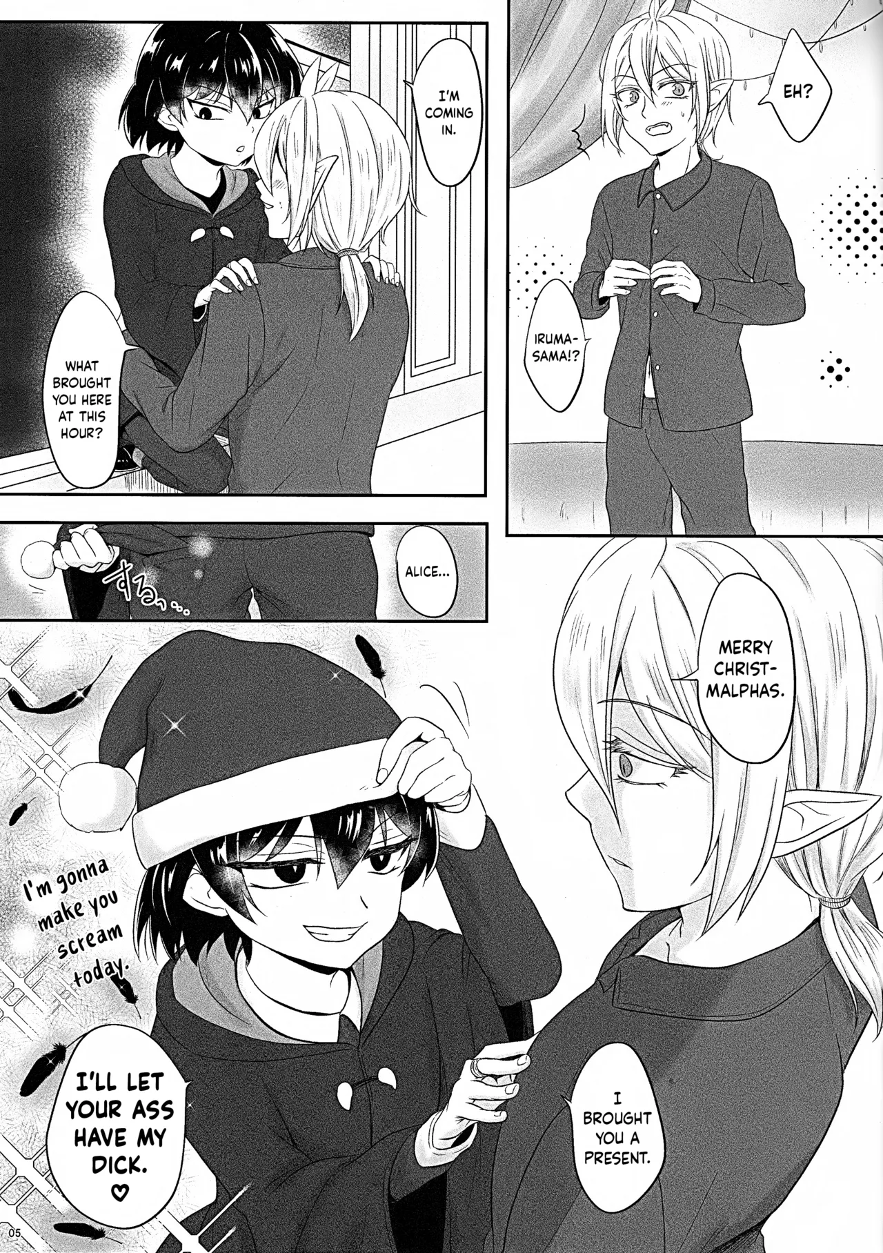 Aku Santa ga Yattekita | A Devilish Santa Came to Town page 4 full