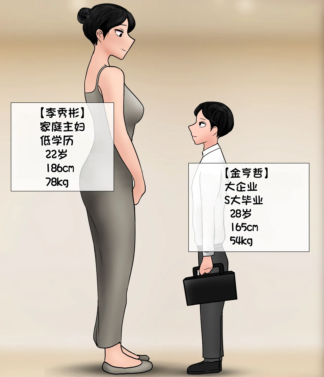 我成了低学历高个老婆的专属奴隶 1-8 page 10 full