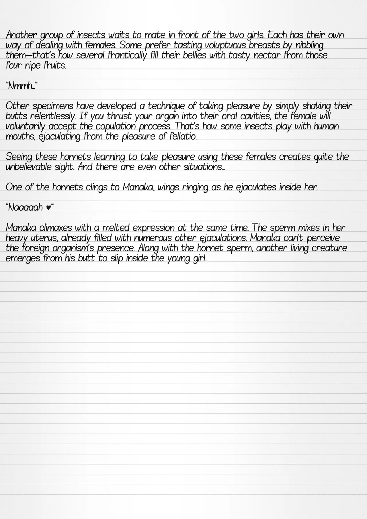 Misuke's Short Stories #31 - Strepsiptera Sex page 3 full