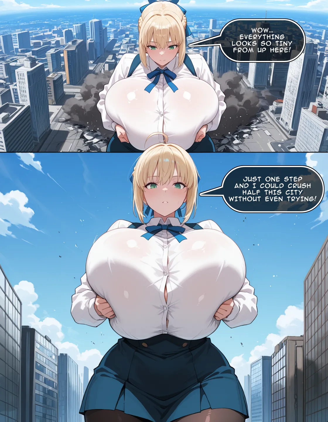 Giantess Comics from GTSDimensionjumper page 4 full