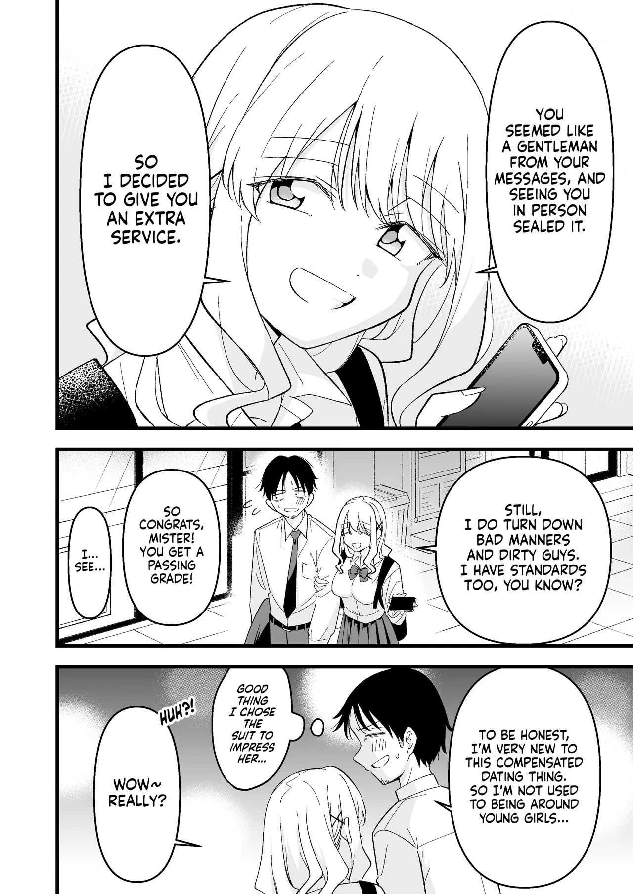 Shinitagari Shachiku datta Ore wa Hikari no Papakatsu Gal ni Ikasareru | I Was a Suicidal Wage Slave Until a Daddy Hunting Gyaru of Light Made Me Cum page 5 full