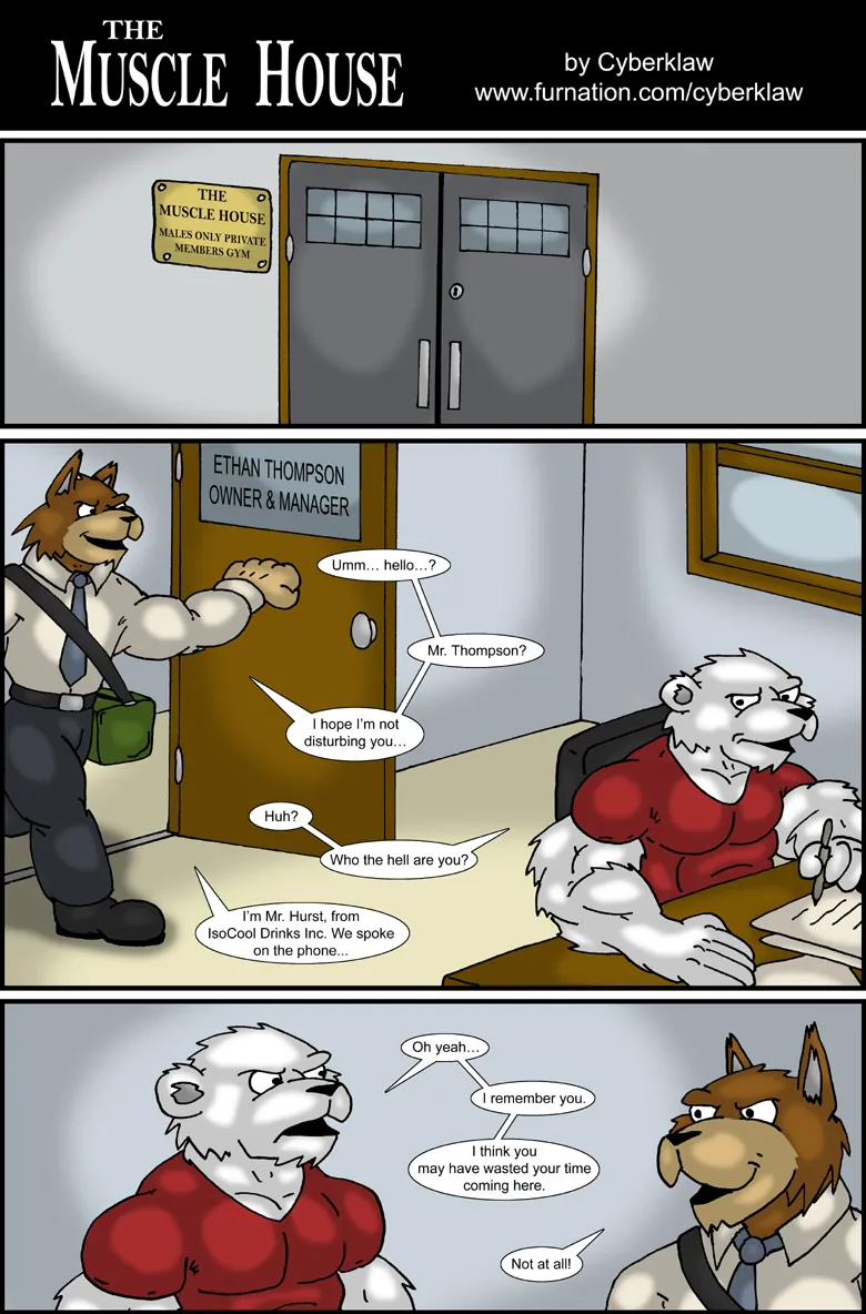 The Muscle House page 1 full