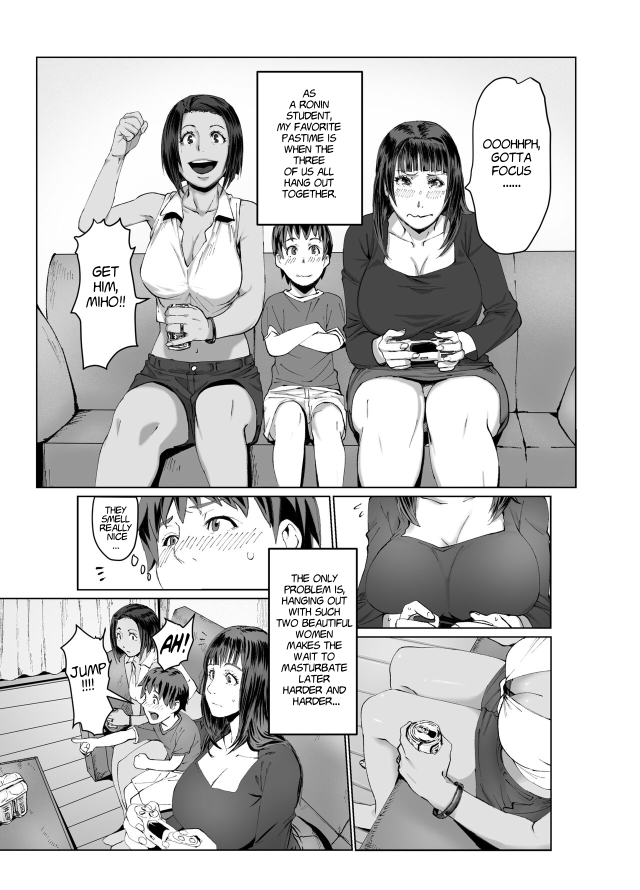 Hitozuma Max! Oku-sama wa Game & Sex Friend - English - page 9 full