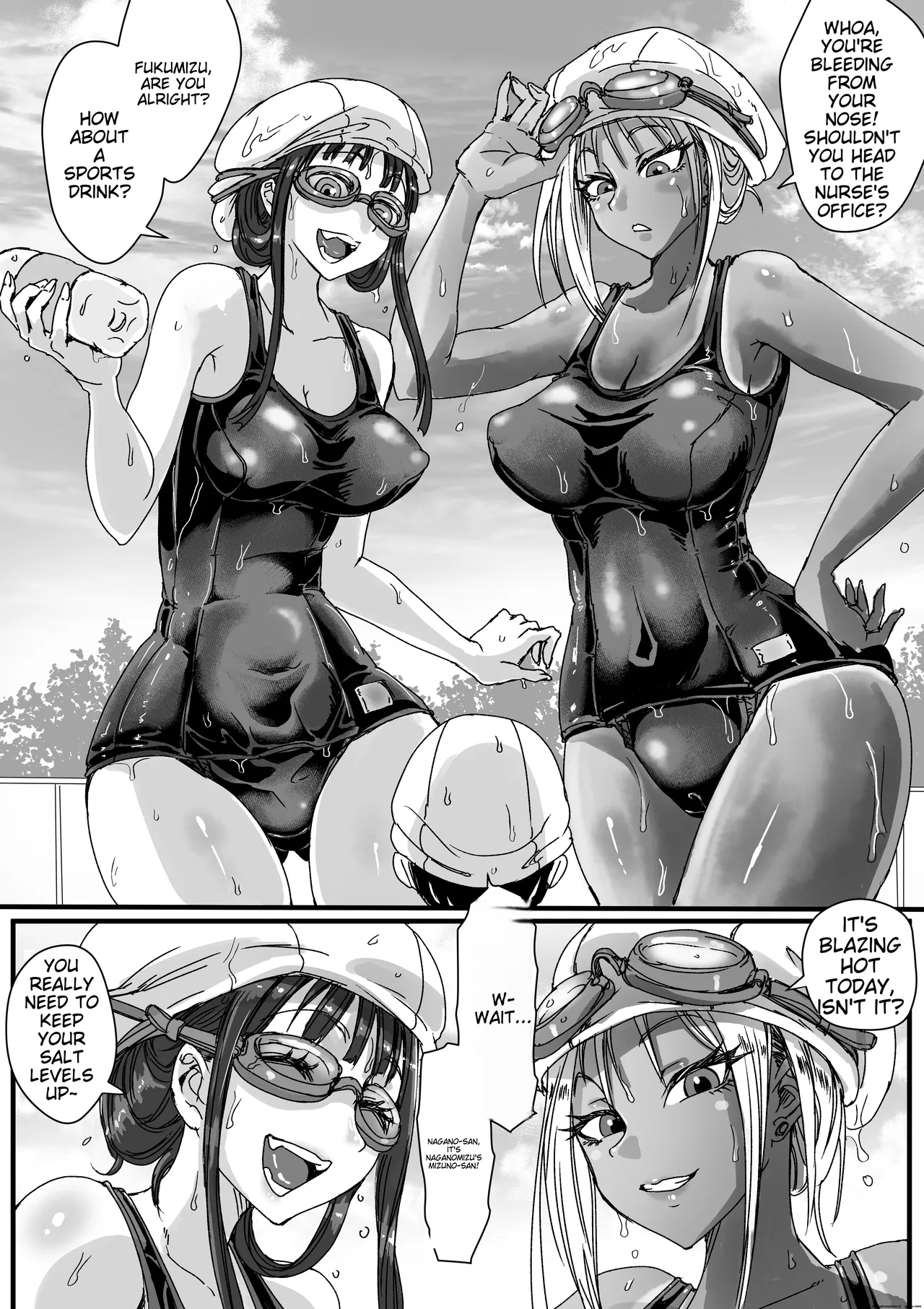 School Swimsuit Bitch! Deflowering a Virgin in the Pool Equipment Room page 4 full