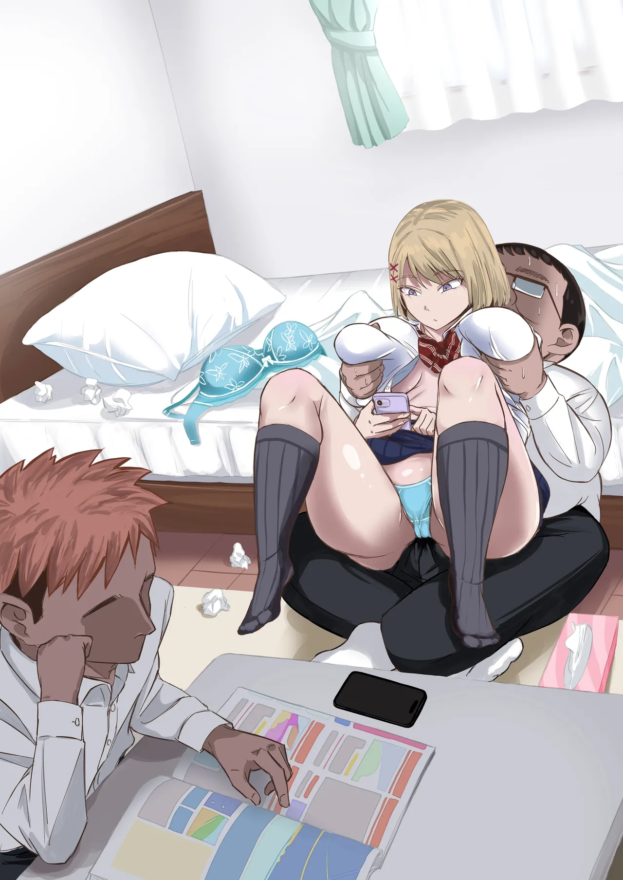 Douyara Oreigai Ero no Gainen ga Kietappoikara Toriaezu Kareshi no Me no Mae de Kanojo wo Yattemita page 2 full