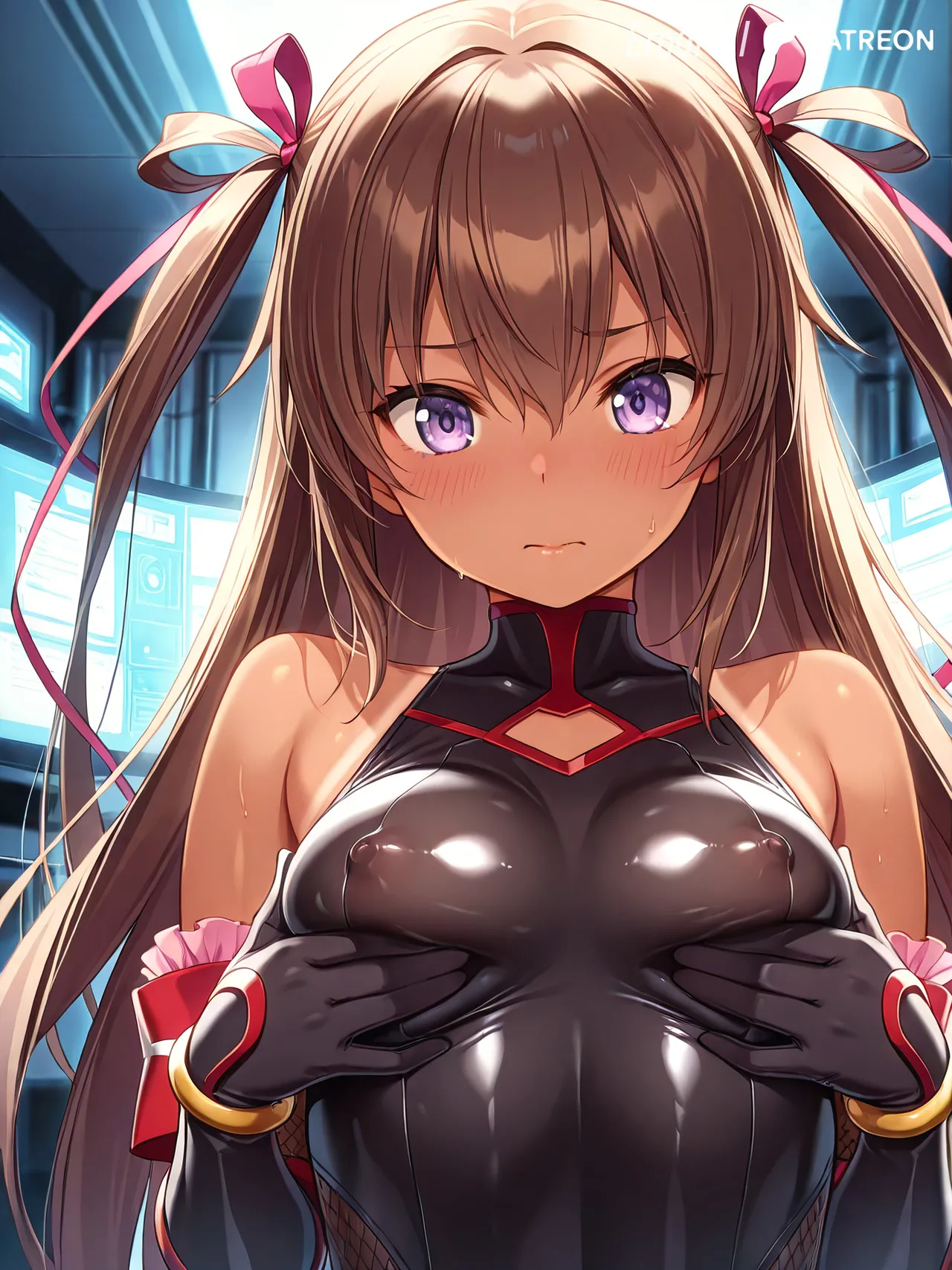 Taimanin Lilith Breast Expansion page 2 full