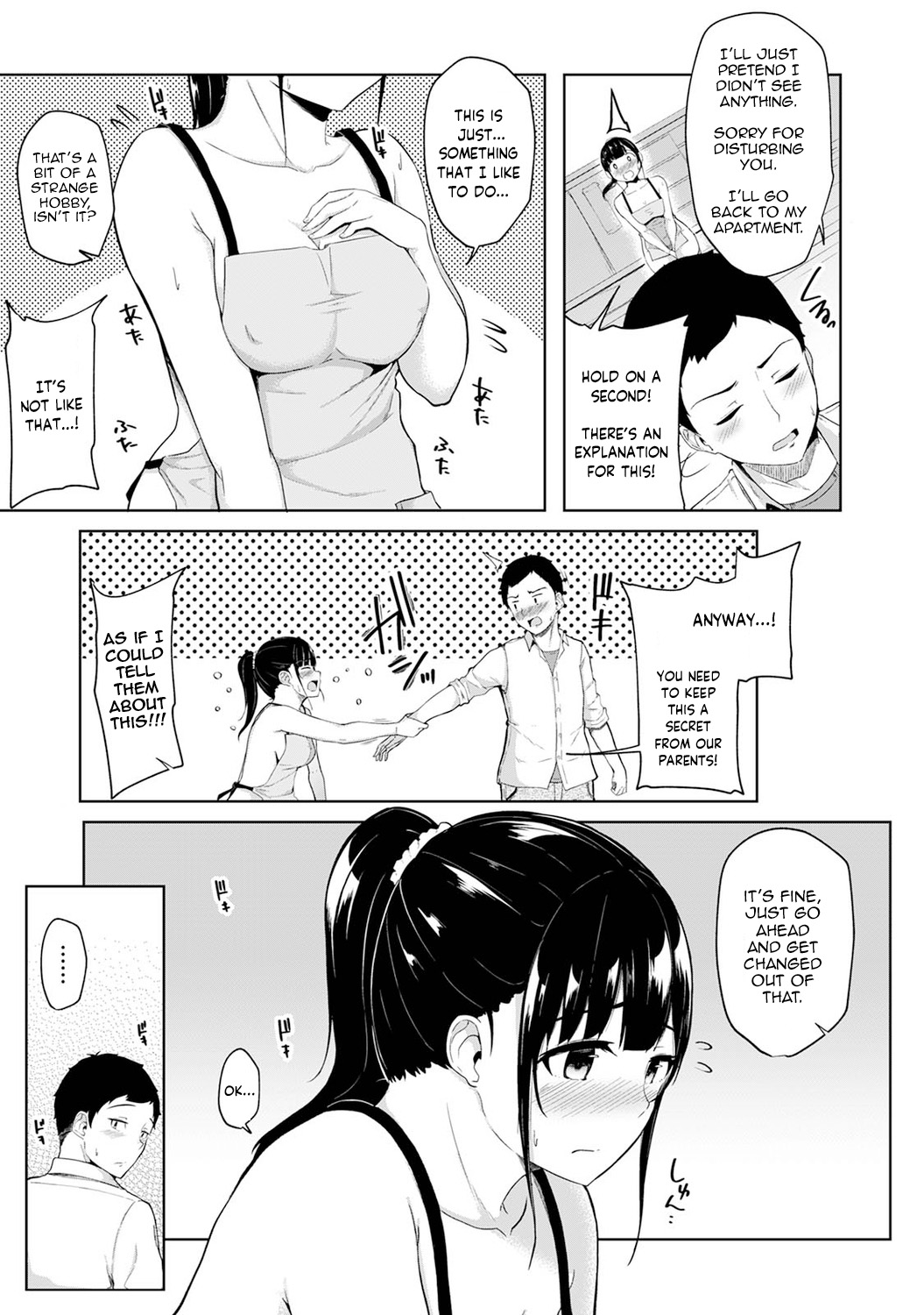 Asa Okitara Imouto ga Hadaka Apron Sugata datta node Hamete Mita | I Woke Up to my Naked Apron Sister and Tried Fucking Her Ch. 1-18 page 4 full