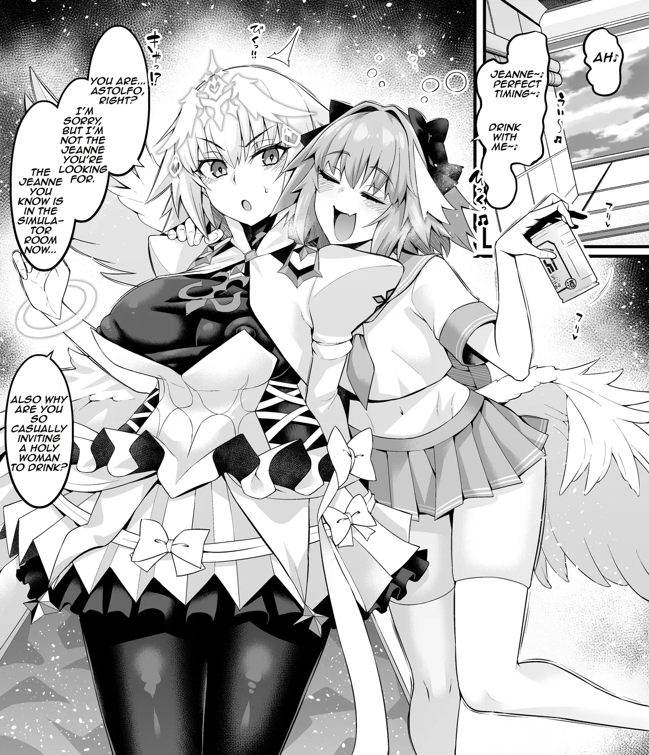 Metatoron jan'nu, Metatron Jeanne Gets Hit On by a Drunk Astolfo ❤ page 2 full