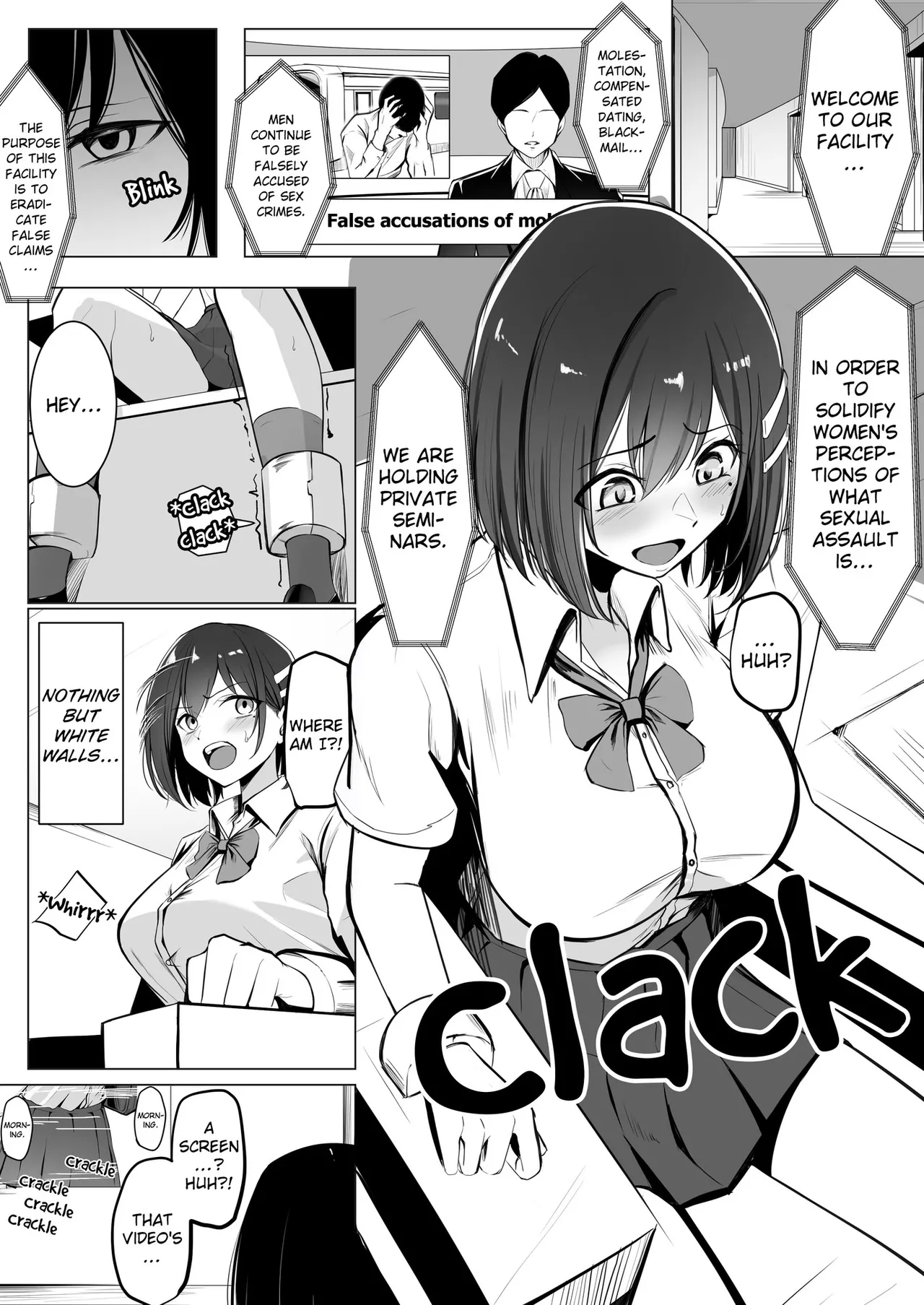 Oshioki Game ~Kyousei Shisetsu de Namaiki Musume o Choukyou Shimasu~ | Punishment Game - Training up a Cheeky Girl at a Sex Facility. page 2 full