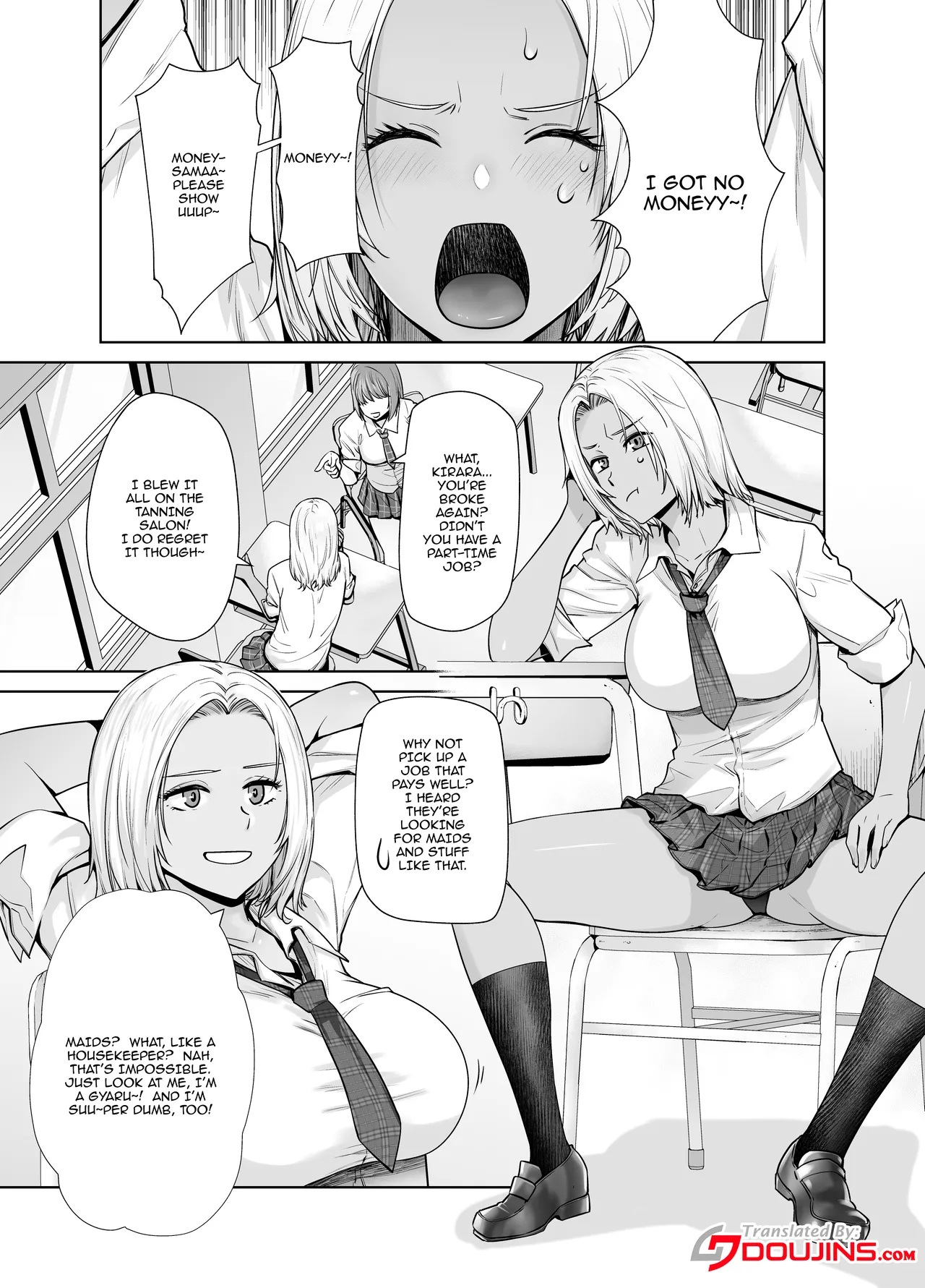 Tannin no Meido ni Nacchatta KURO GAL / The Black Gal Who Became The Homeroom Teacher's Maid page 4 full