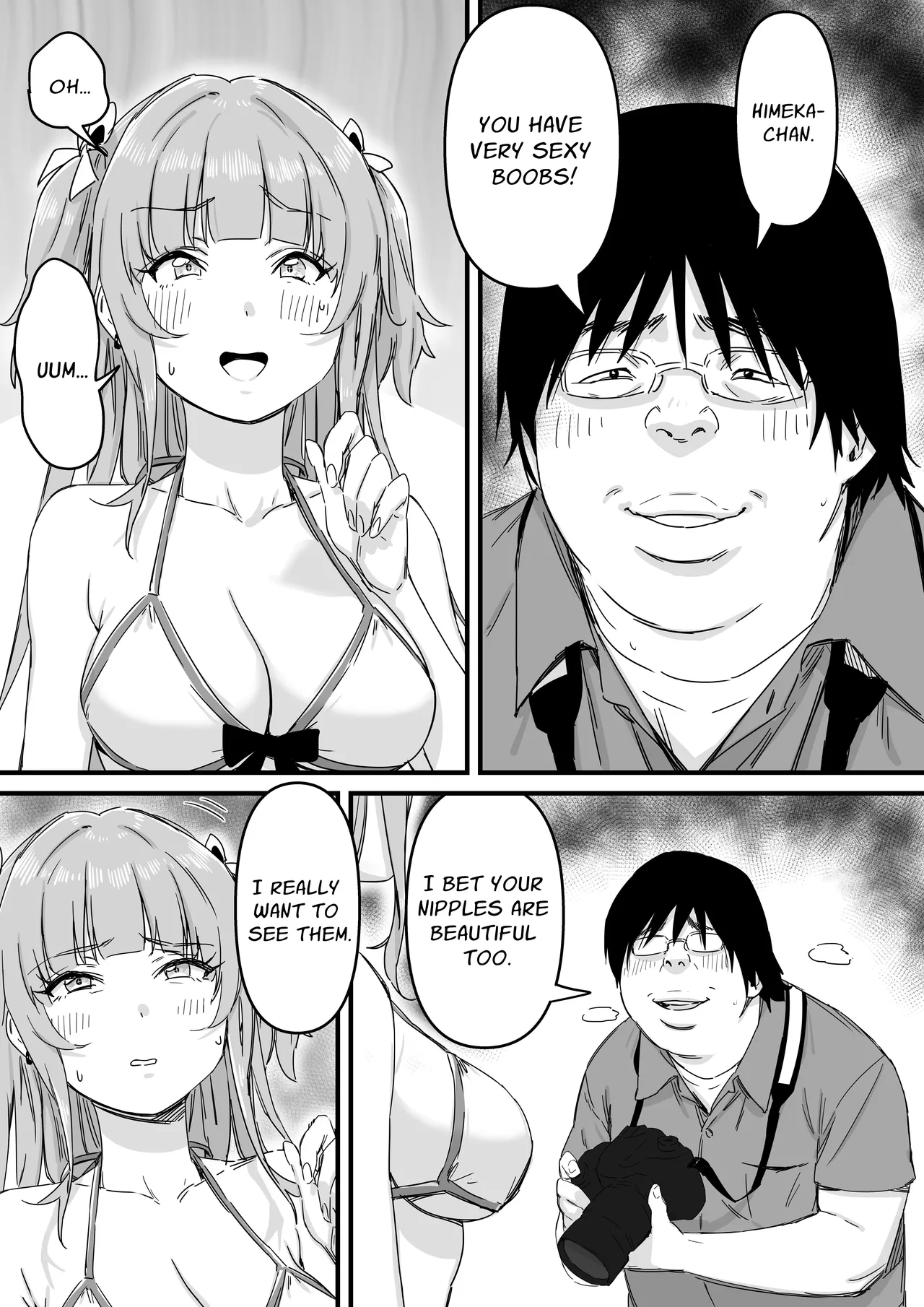 Mizugi Idol no Nama Oppai wo Minna no Mae de Sarashitai | Swimsuit Idol Wants to Expose Her Titties to Everyone page 9 full