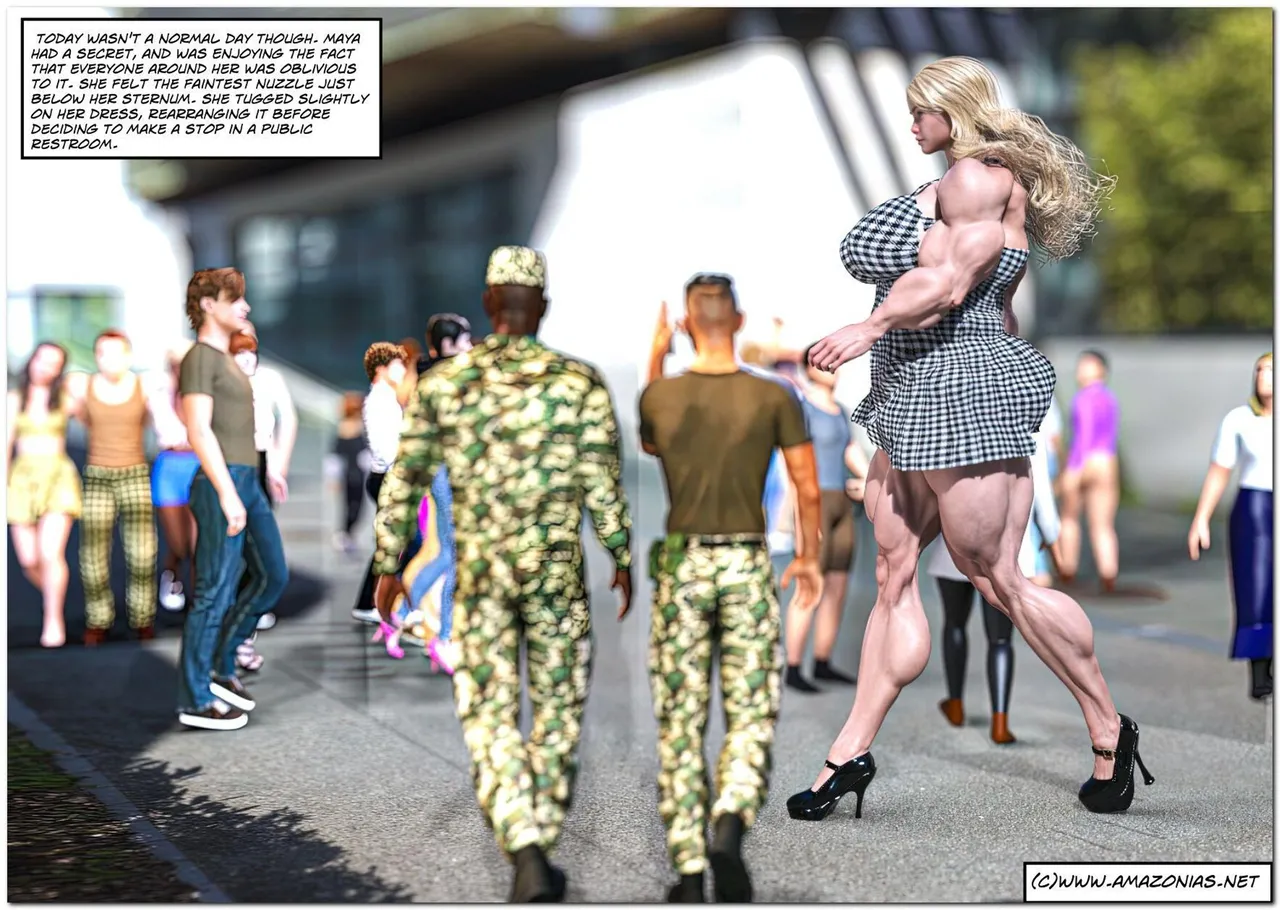 Maya's Muscle Domination page 6 full