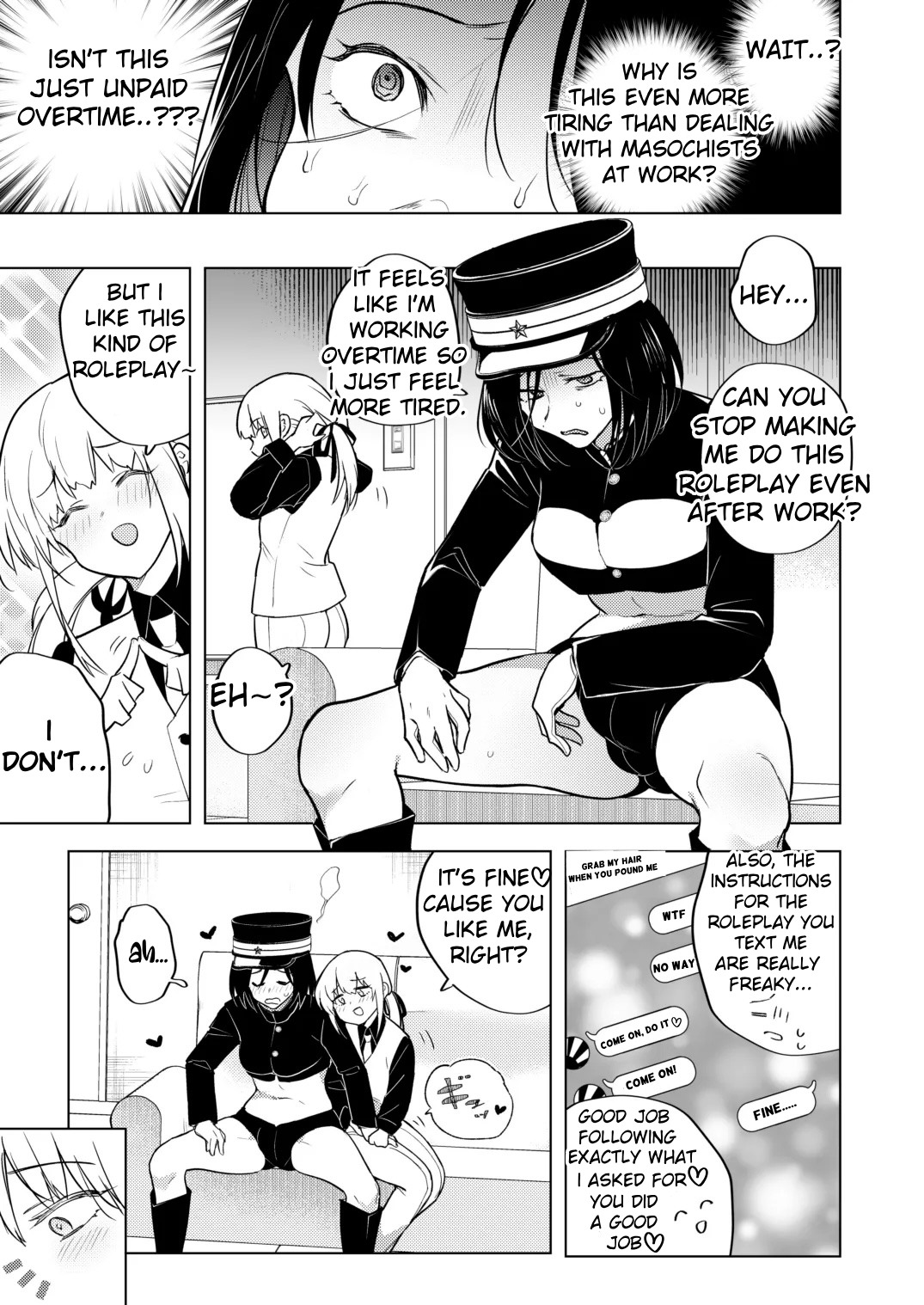 Tekisei 0 no Futanari Joou-sama 2 -Mouretsu! Love Love Gyaku Anal Mugen Zangyou Jigoku- | The Completely Incompetent Futanari Dominatrix 2 - Super Lovey-Dovey Reverse Anal Infinite Overtime From Hell page 7 full