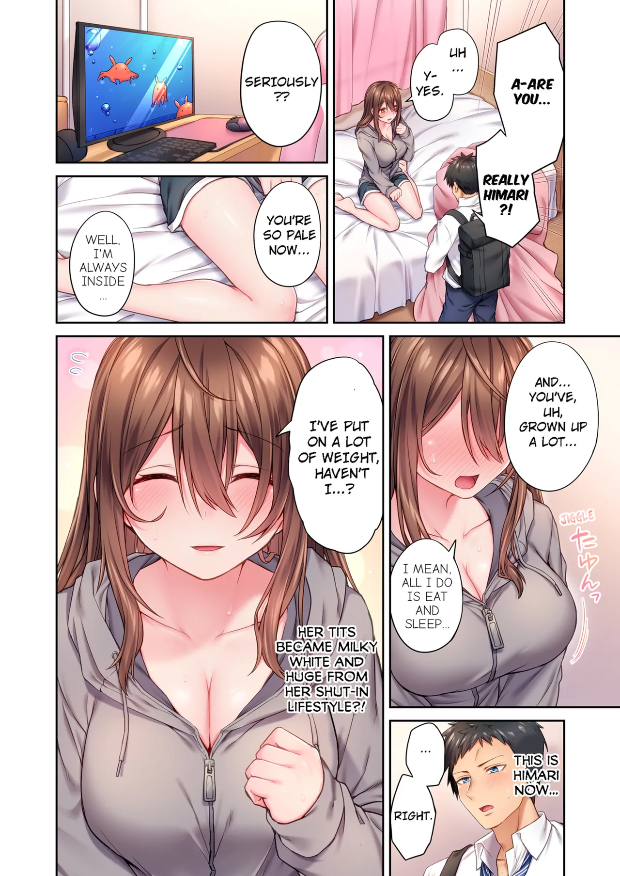 Hiki komori no kuse shite, ero i Karada ni sodatsu na yo ~ ore shika shiranai osananajimi no mesu no kao | Cant Believe My Loner Childhood Friend Became This Sexy Girl Vol. 1-2 page 10 full
