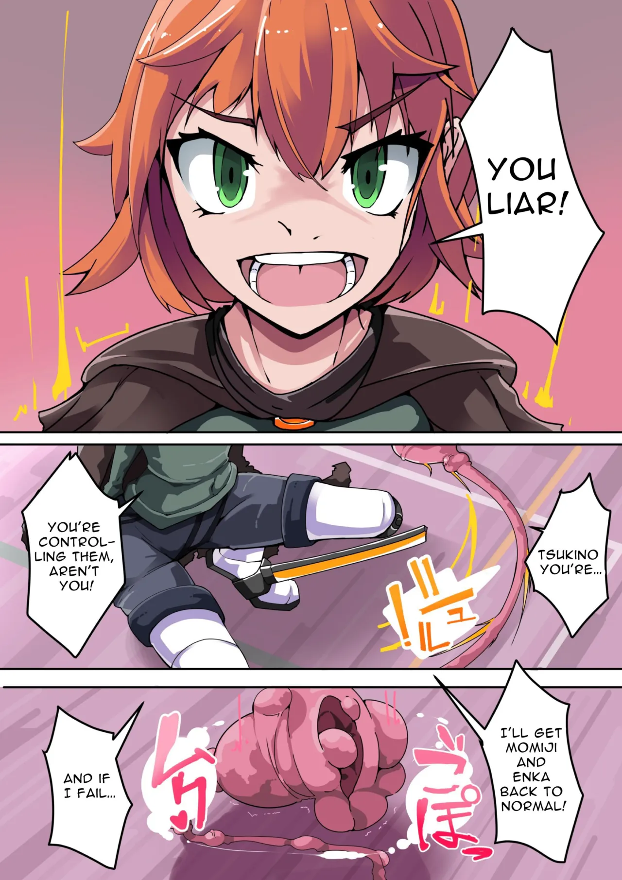 Defeated by an Evil Futanari Executive the Hero is Connected to a Body Modification Machine: Staal Dagger 01 page 5 full