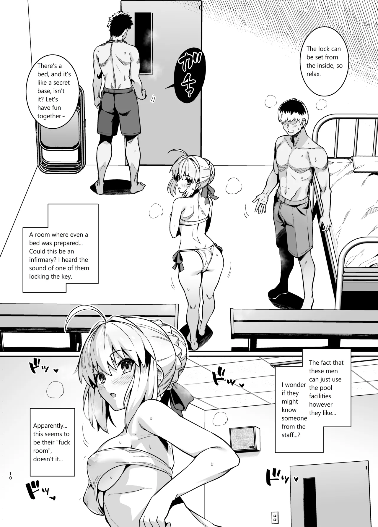 Saber-san Yarimoku Nanpamachi Pool Hen page 9 full