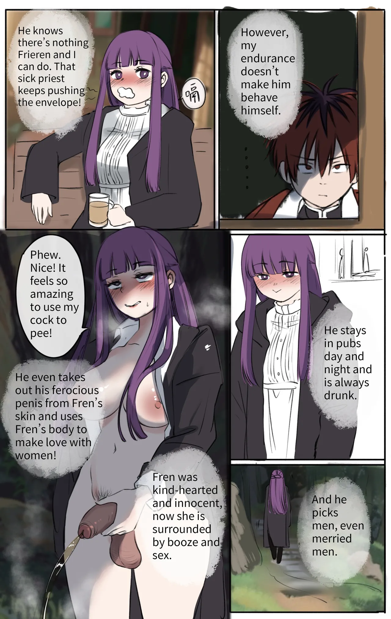 Yamiochi no Frieren 02 | Frieren-Fallen 02 page 10 full