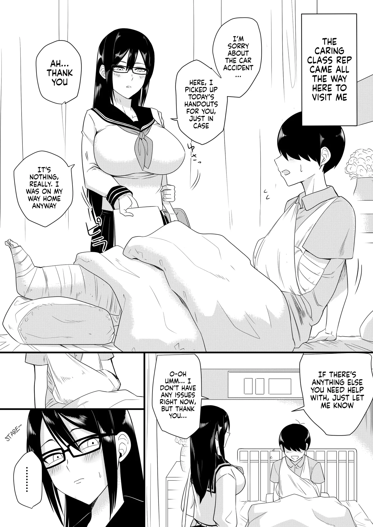 Sewayaki na Kyonyuu Gakkyuu Iinchou Sono 1-16 | The Kind and Caring Busty Class Rep Ch.1-16 page 1 full
