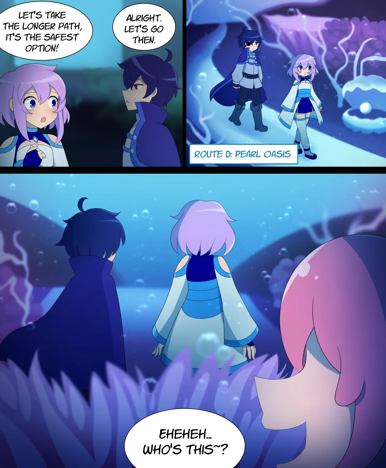 Seraph Ascent Chapter 3 With Route D : PEARL OASIS page 8 full