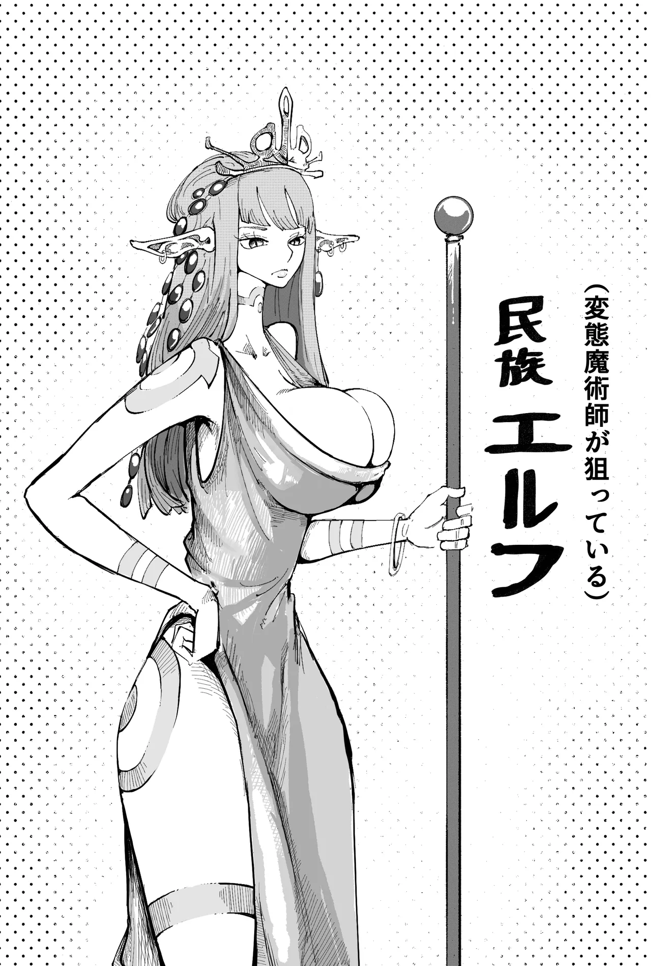 民族エルフ、変態魔術師に狙われる page 1 full