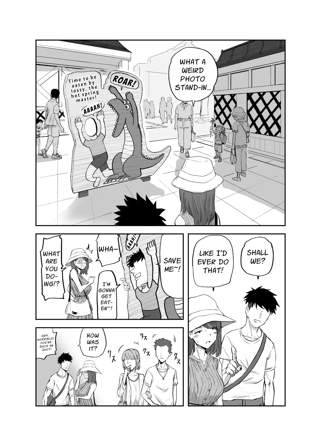 Maruyama-san no Himitsu Onsen Ryokou 1 | Maruyama’s Secret Hot-spring Trip 1 page 8 full