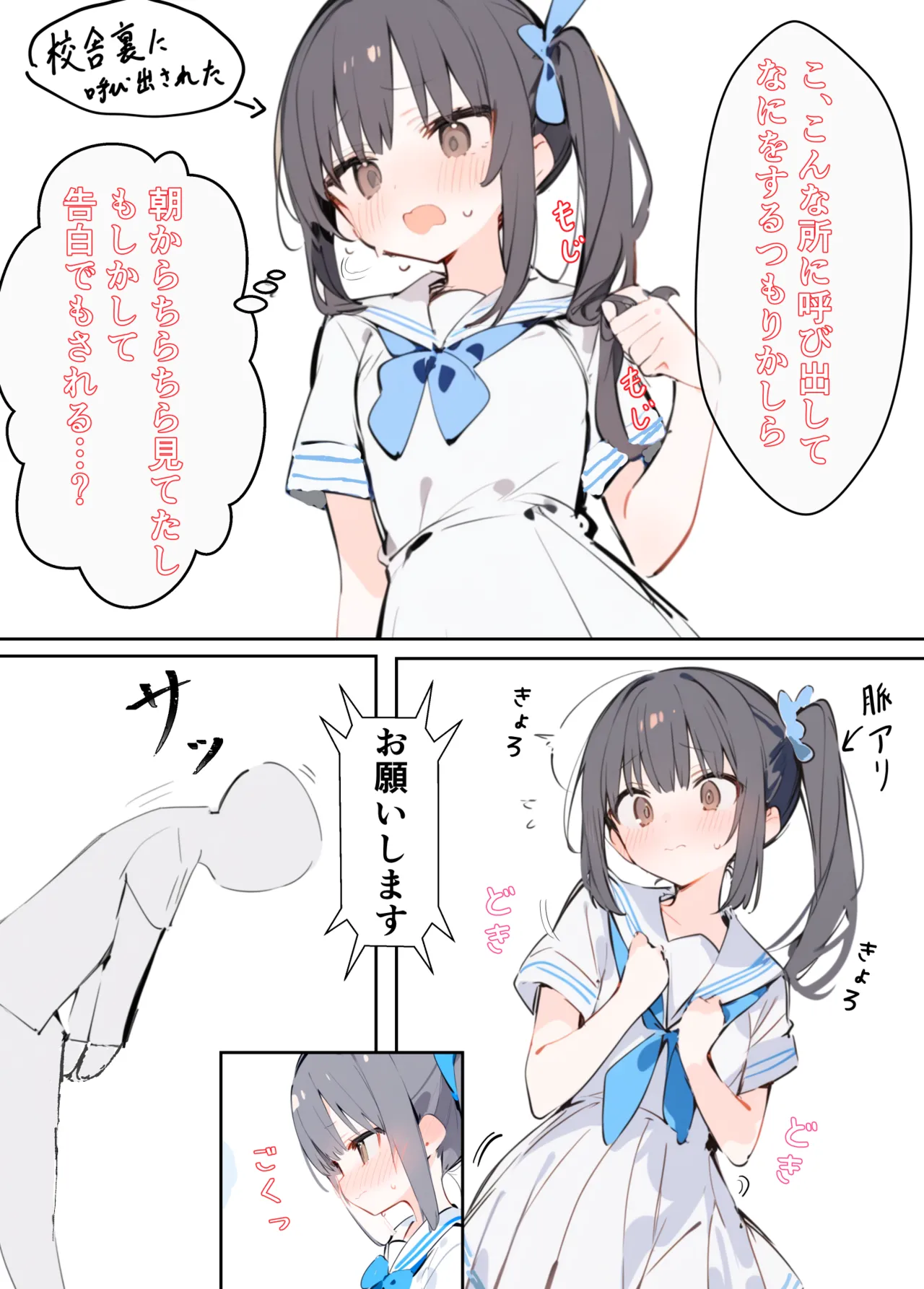 押しの弱い女の子が断りきれない話～パンツ見せ編～ | 川岩正義/カワイイ工房 page 2 full