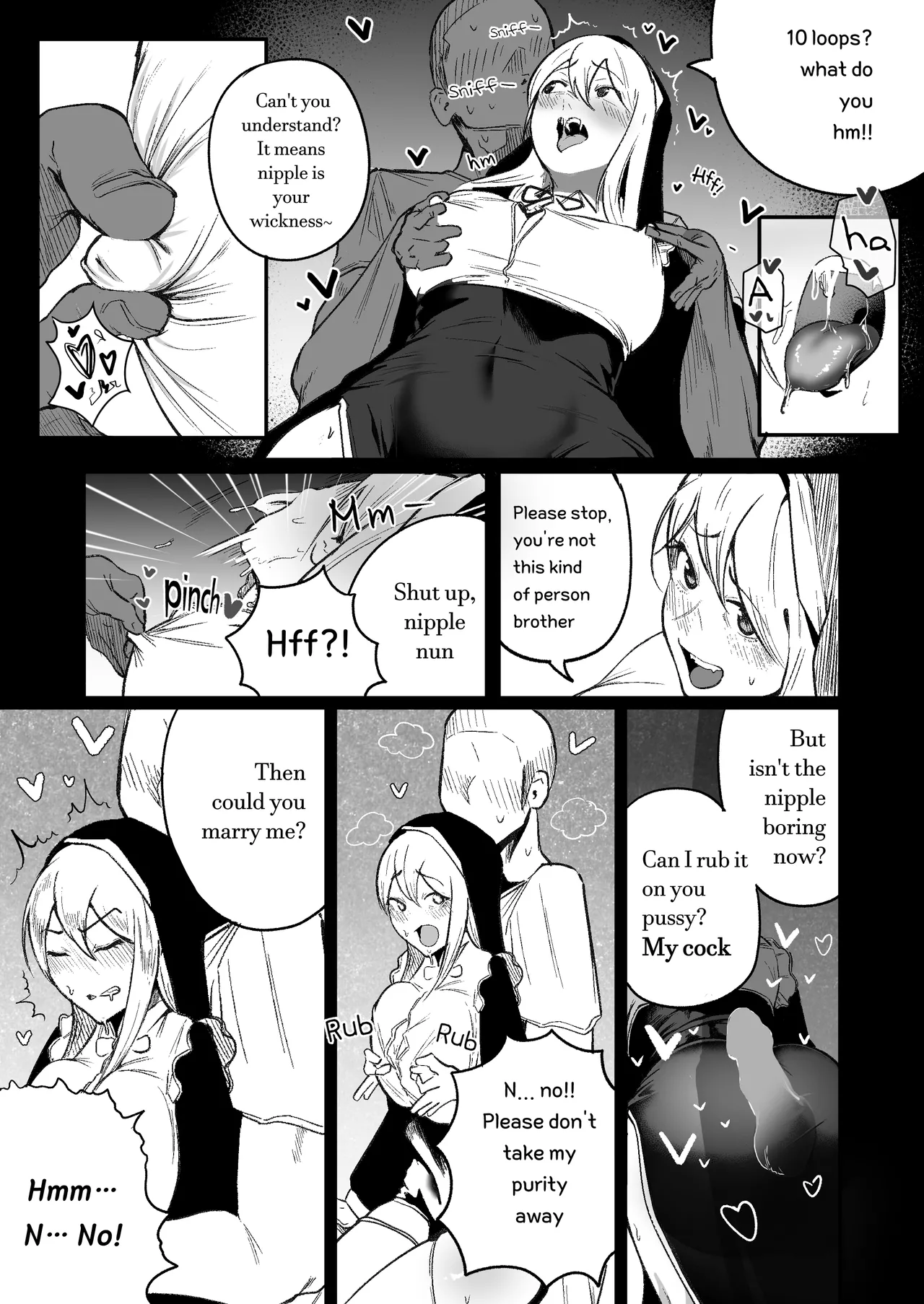 Time Loop de Kaihatsu Sareru Sister | Timeloop and Sex and Nun page 10 full
