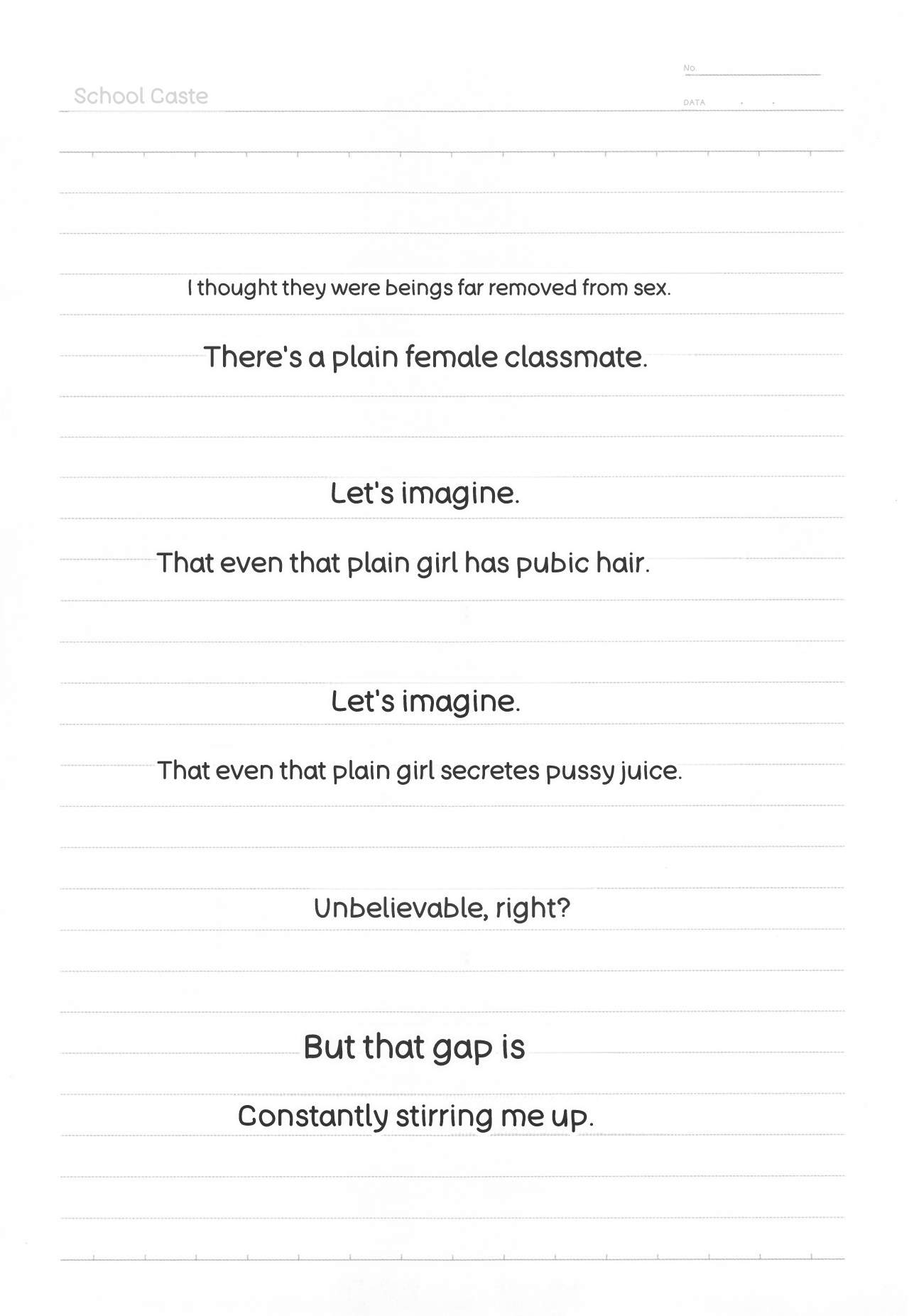 School Caste page 8 full