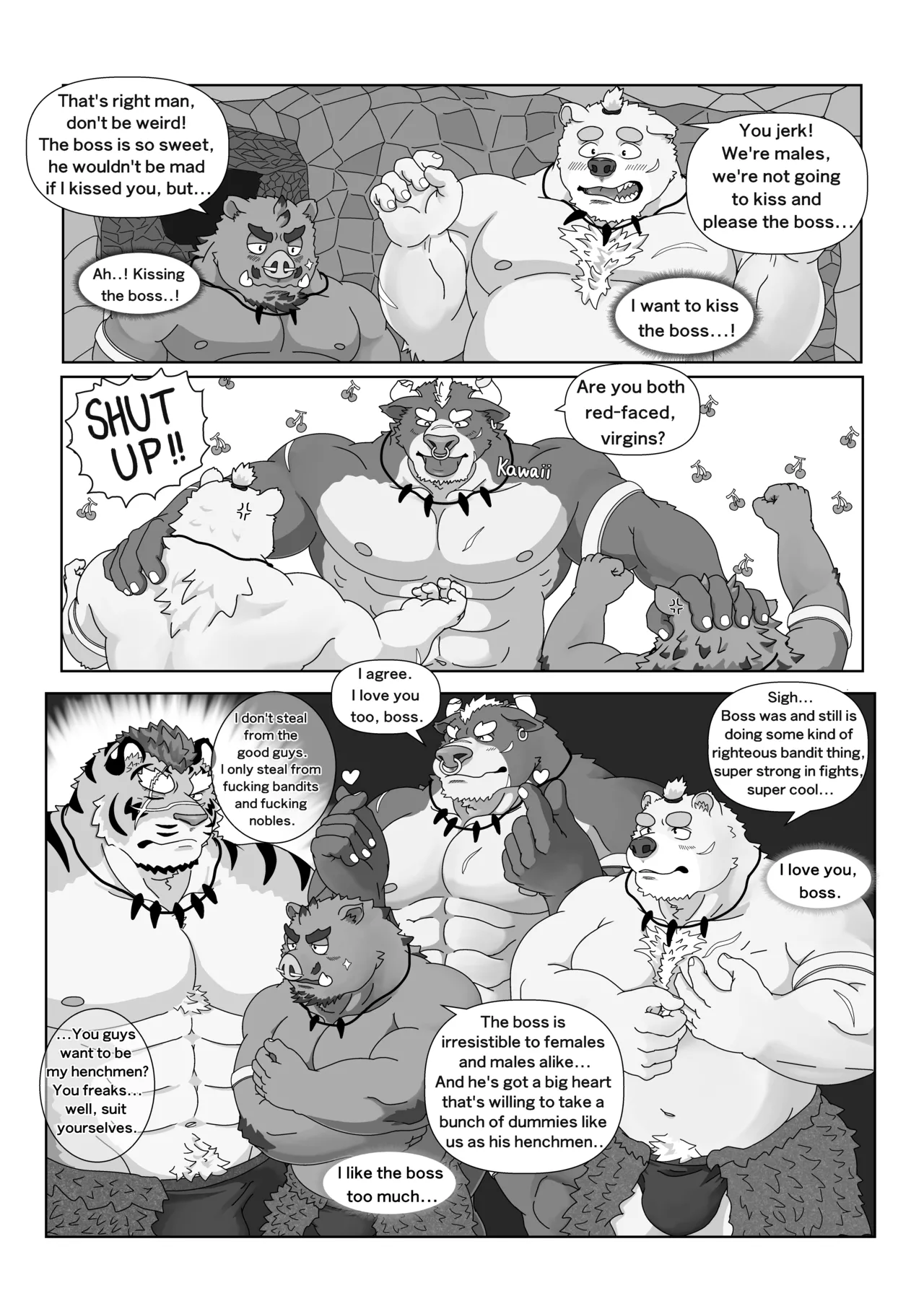 The henchmen want to celebrate the boss page 4 full