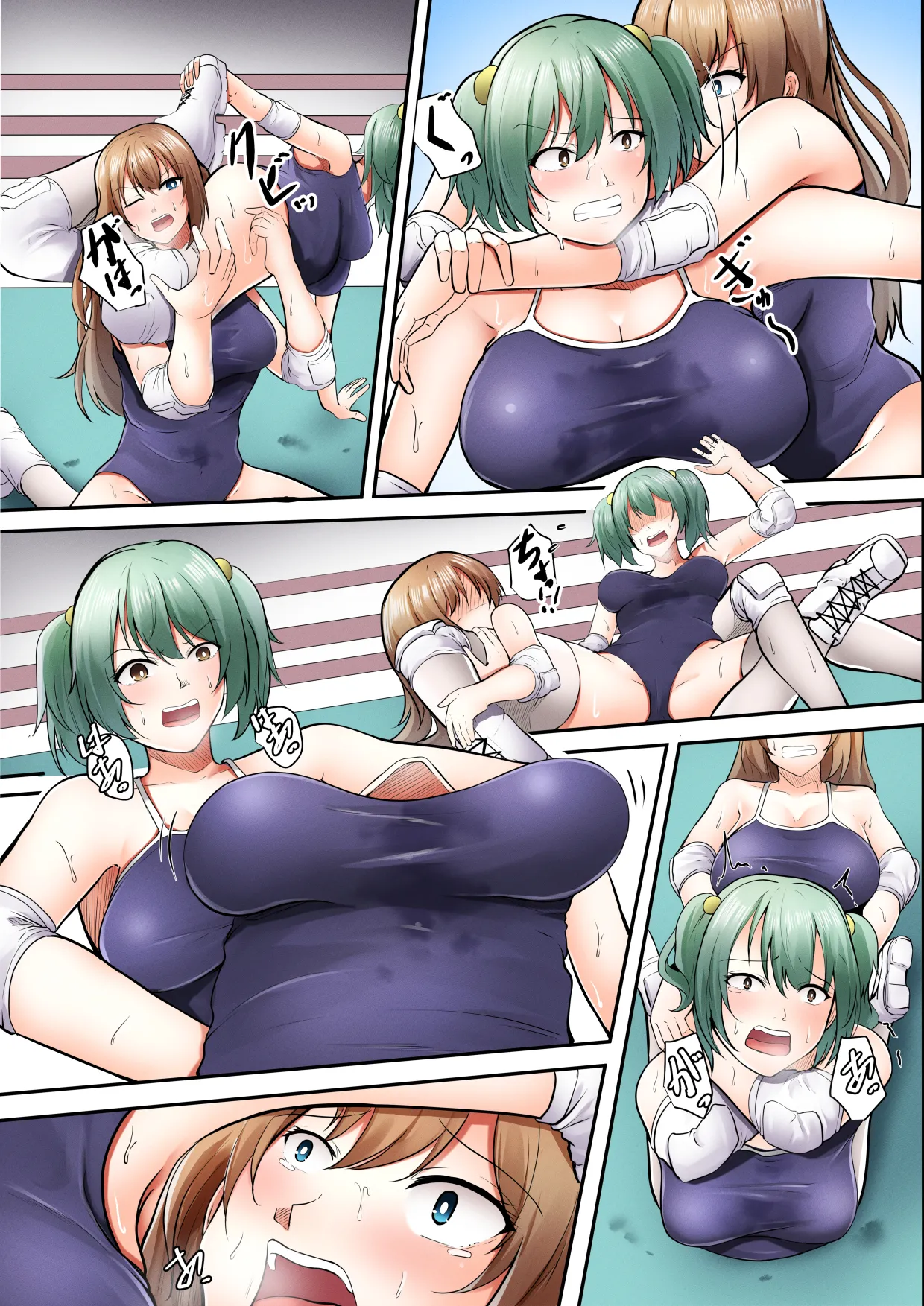 学校で女子プロレス! 全員失神失禁 むちむちJKマッチ編 page 10 full