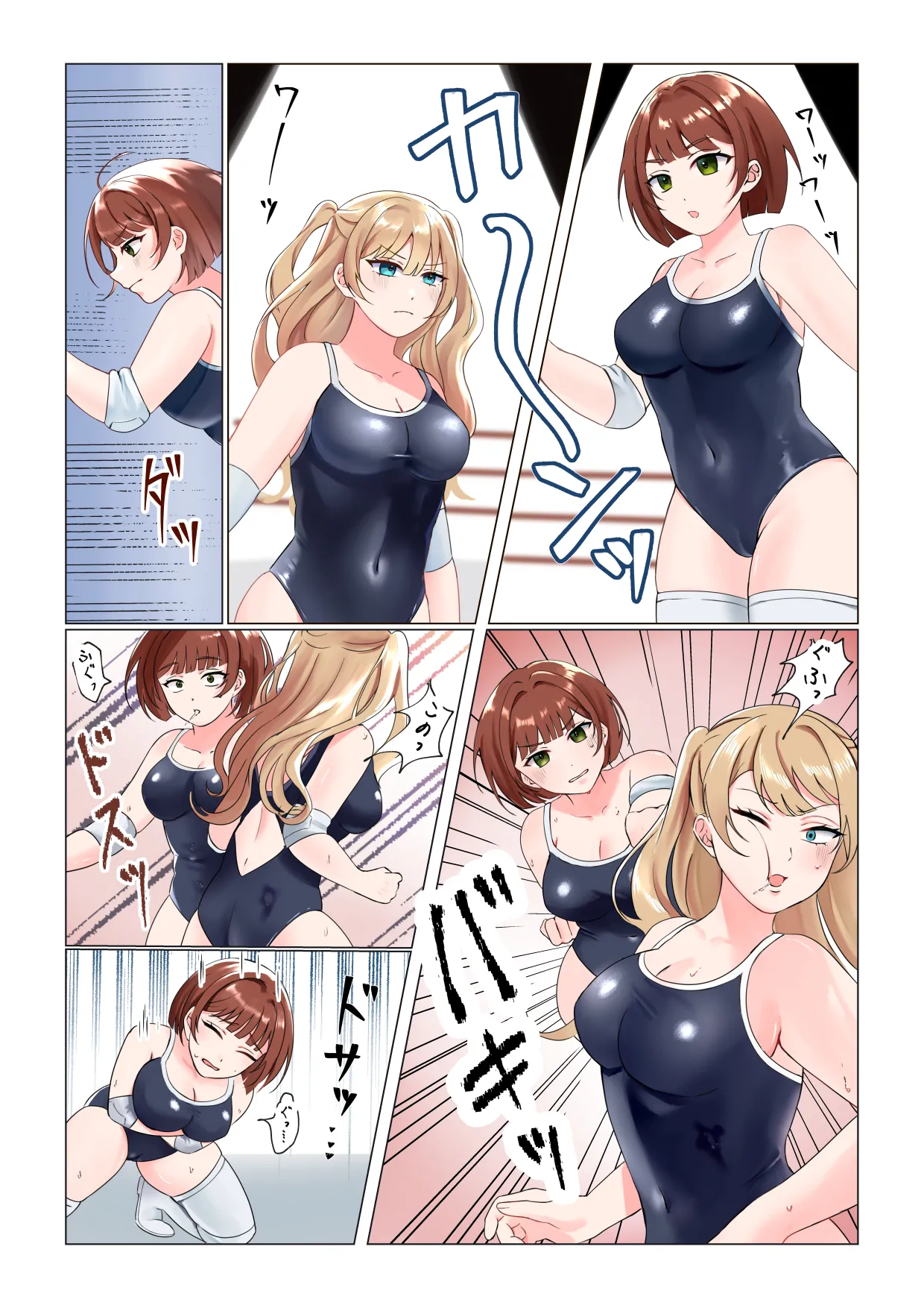 学校で女子プロレス! 全員失神失禁 むちむちJKマッチ編 page 5 full