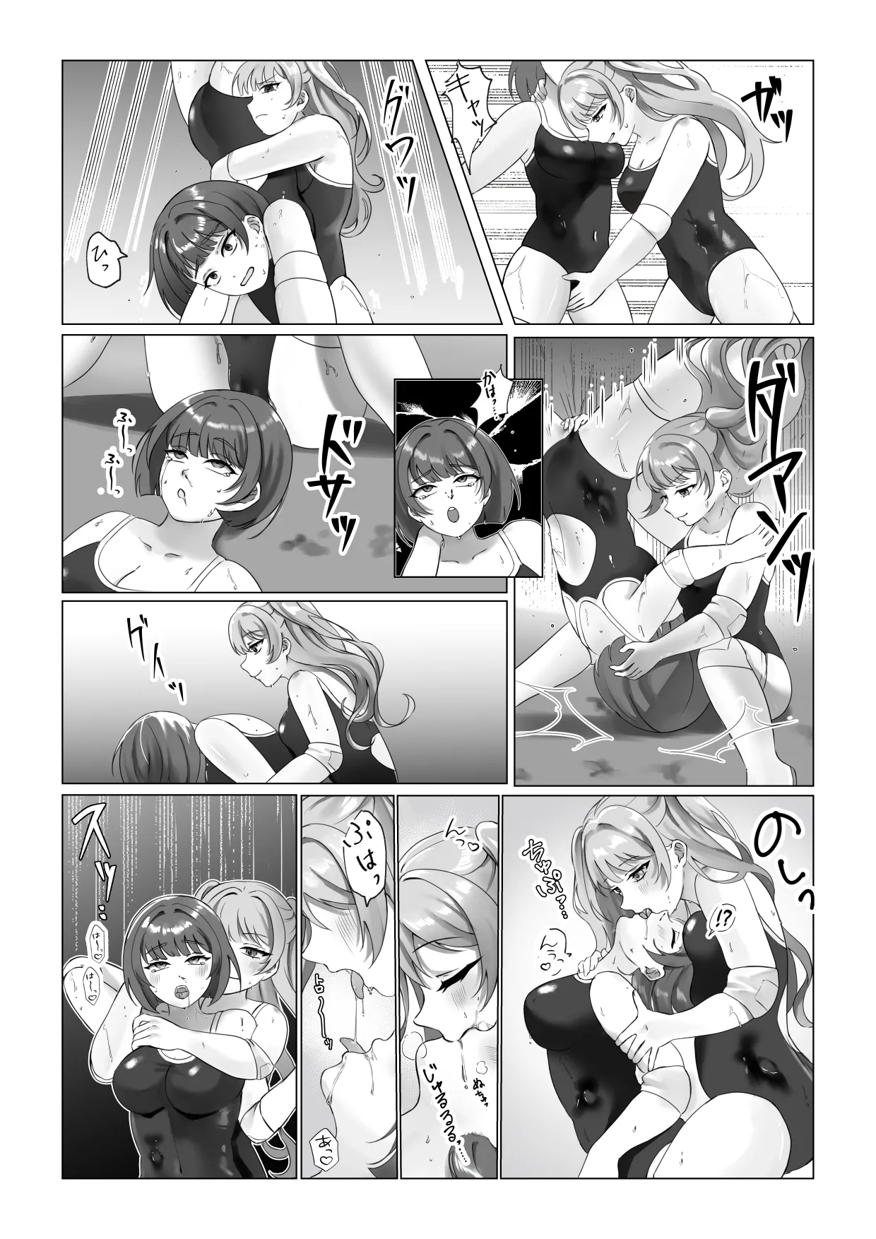学校で女子プロレス! 全員失神失禁 むちむちJKマッチ編 page 7 full