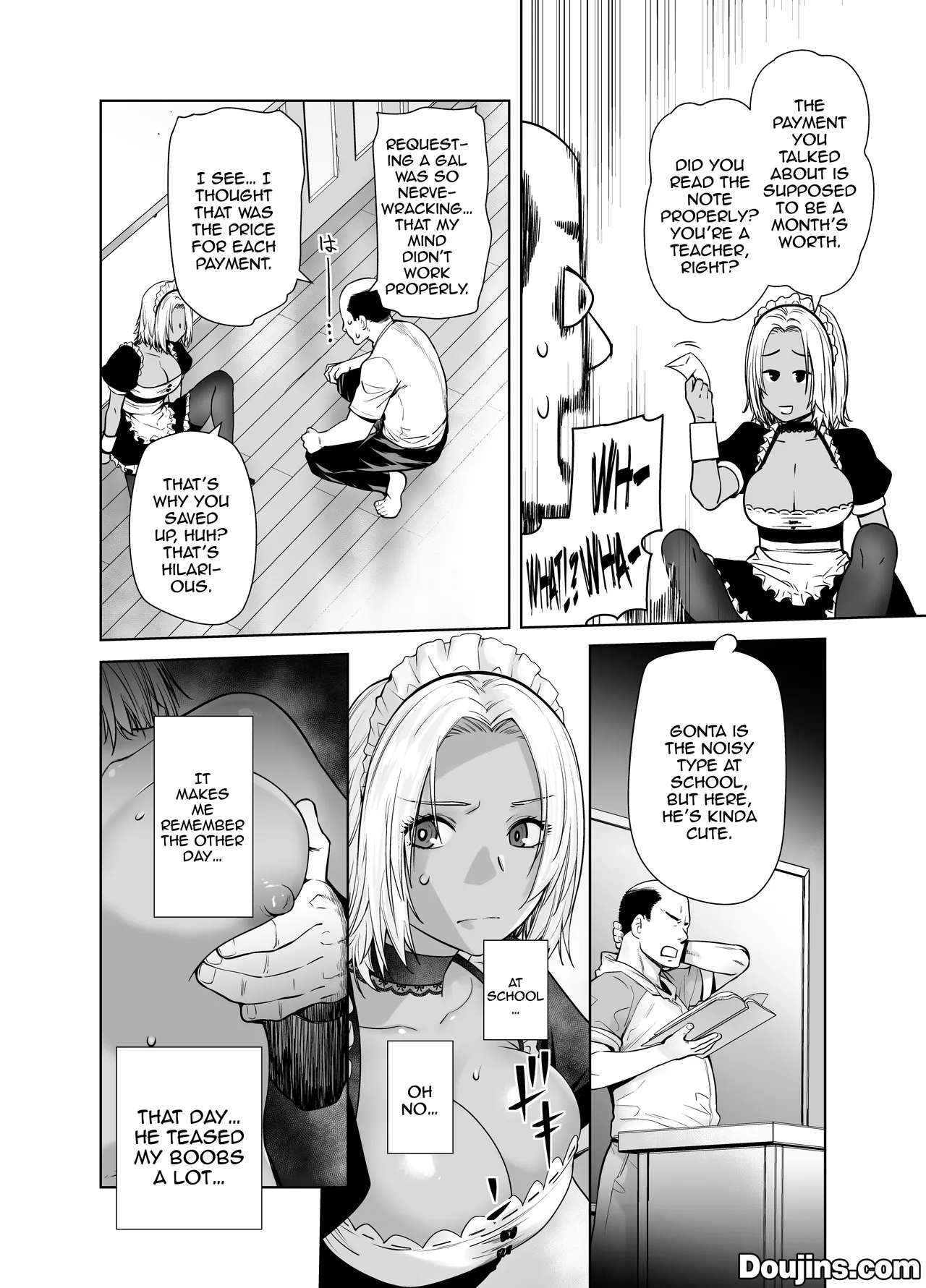Tannin no Meido ni Nacchatta KURO GAL 2 /  The Black Gal Who Became The Homeroom Teacher's Maid 2 page 10 full