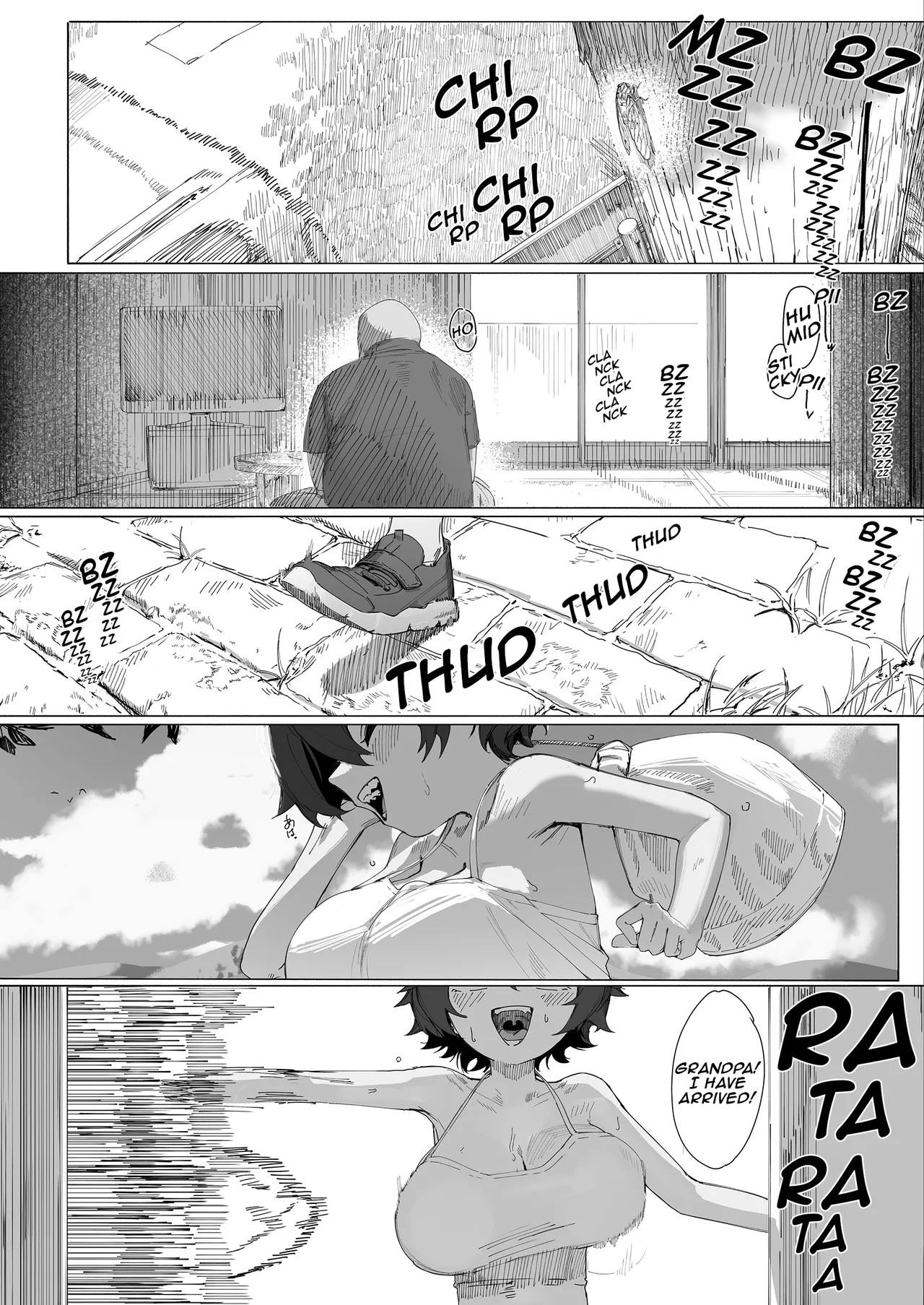 Saki-chan no Natsuyasumi OJii-chan to Issho! | Saki-chan's Summer Vacation Together With Her Grandpa! page 2 full