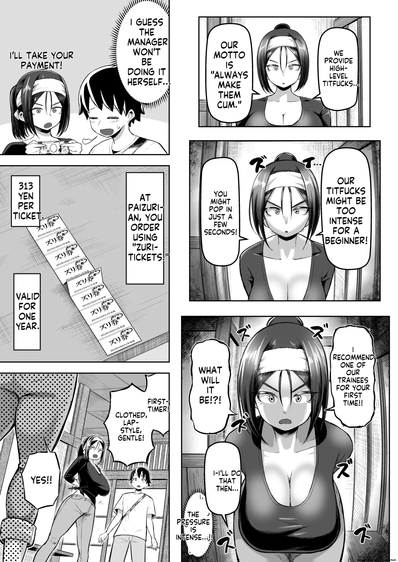 Sakutto Nukeru Ninki no Paizuri-ya-san page 6 full