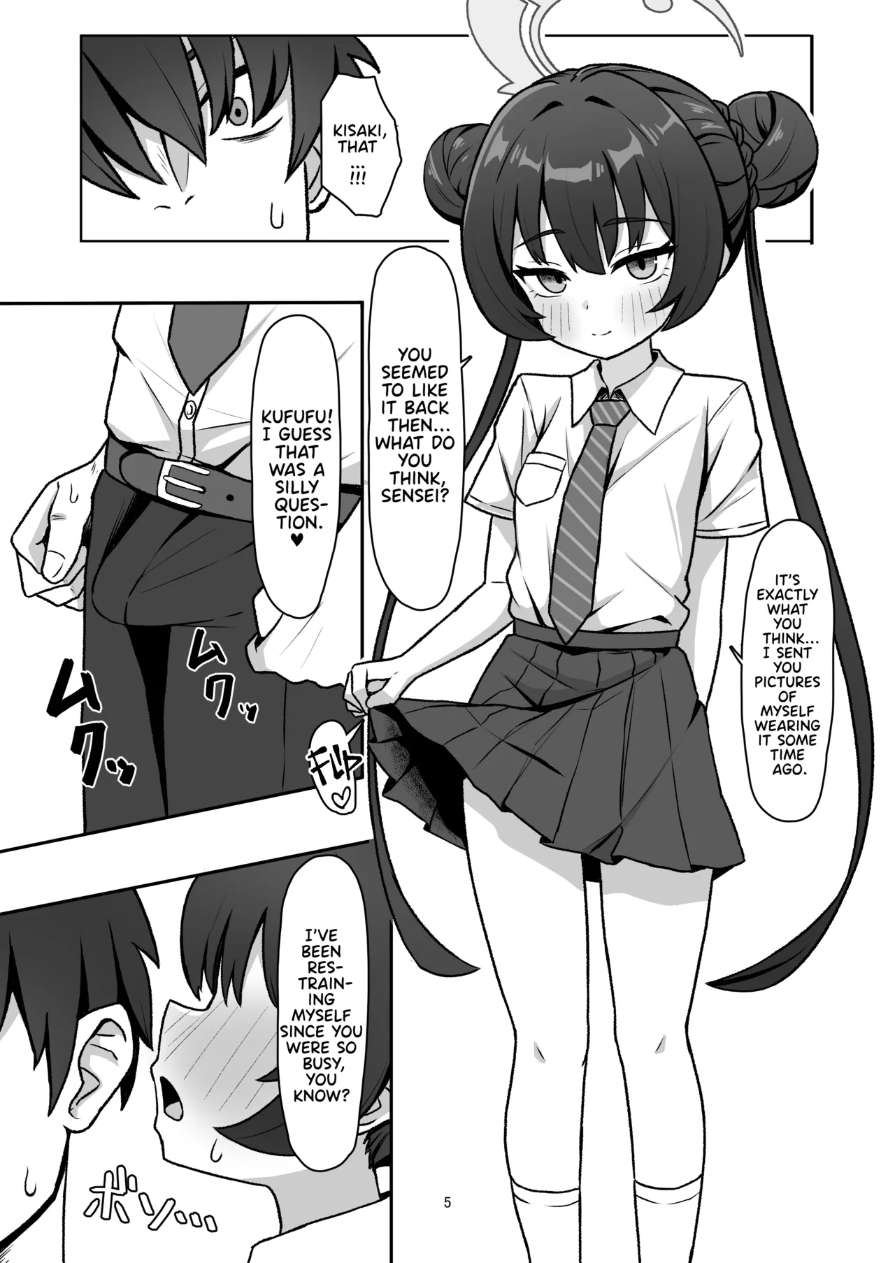 Monshu no Mitsu Jou Ni | Kisaki's Sweet Love! page 5 full