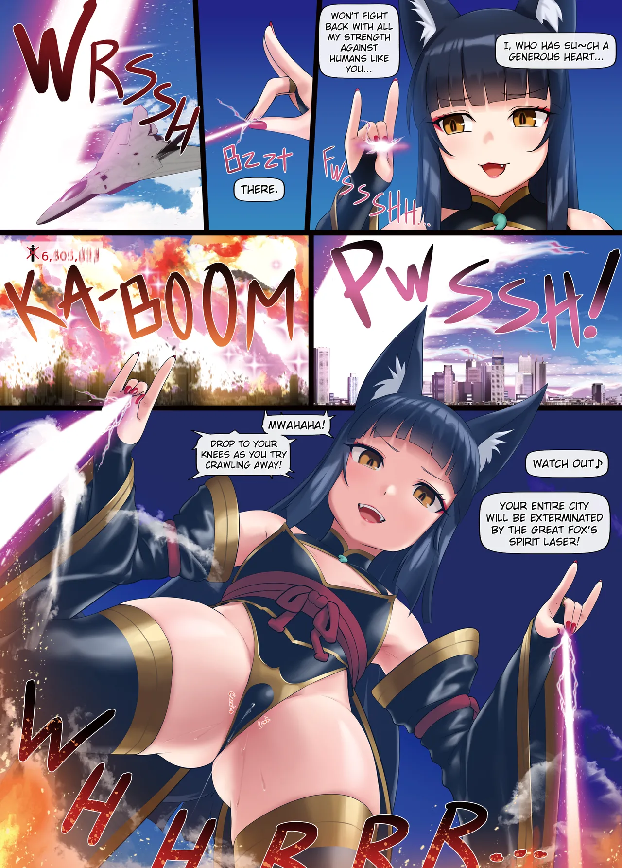 Wicked & Naughty Giant Fox Menou-chan page 6 full