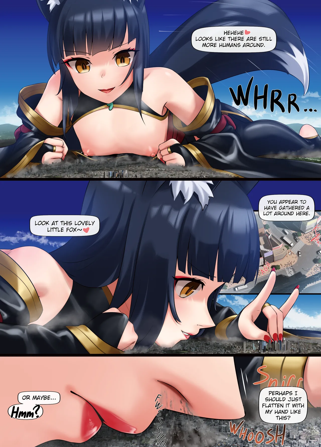 Wicked & Naughty Giant Fox Menou-chan page 8 full