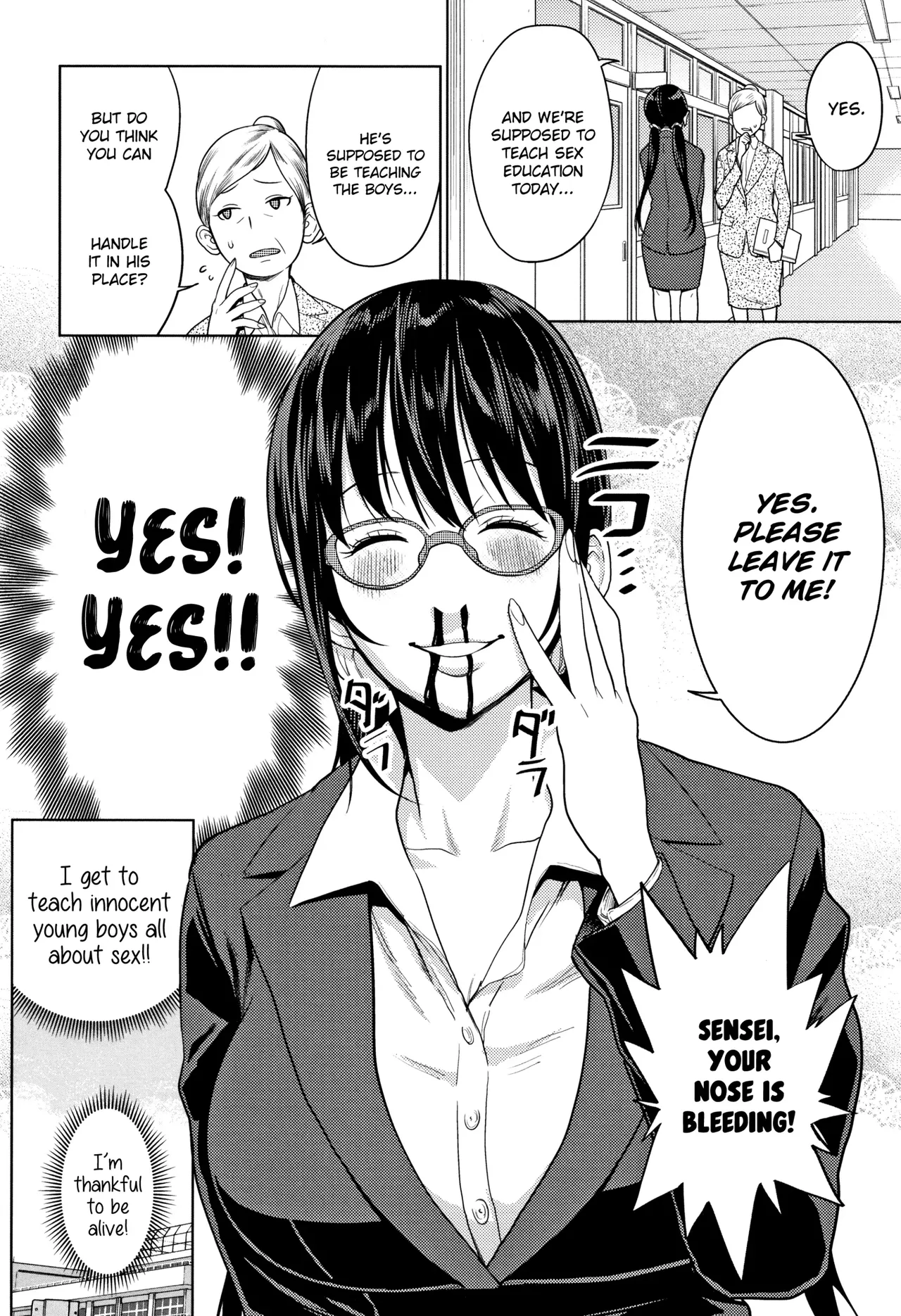 Yarisugi Seikyouiku! ~Hentai Onna Kyoushi Kikiippatsu~  | Sex Education That Went Too Far page 4 full