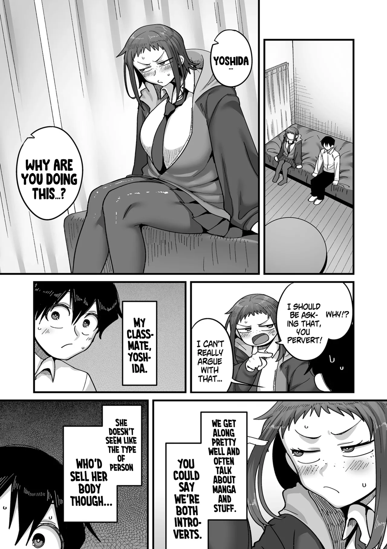 School Prostitution Journal  - Chapter 2: Freckled Introvert Yoshida page 3 full