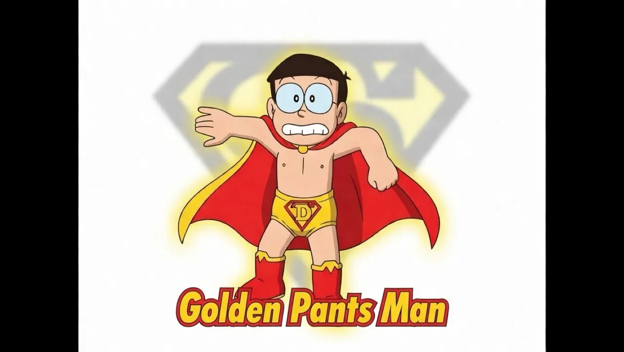 Golden Pants Man page 1 full