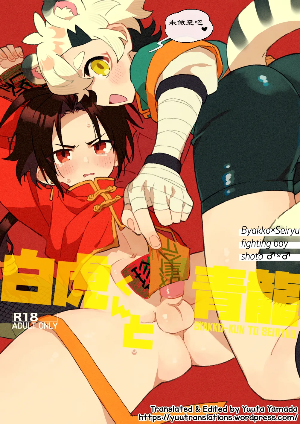 Byakko-kun to Seiryuu 3 ~Byakko bunshin hen~    白虎くんと青龍 page 1 full