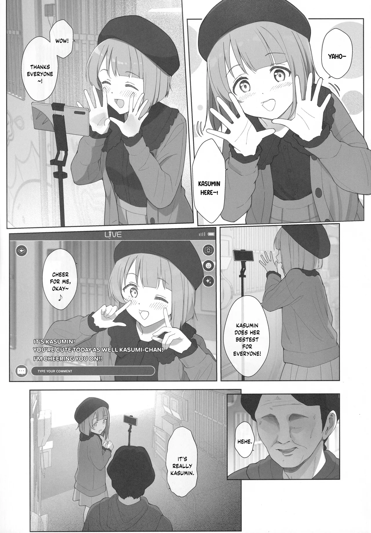 Kasumin Ecchi Ecchi Hon Ecchi Ecchi LiVE Haishin page 4 full